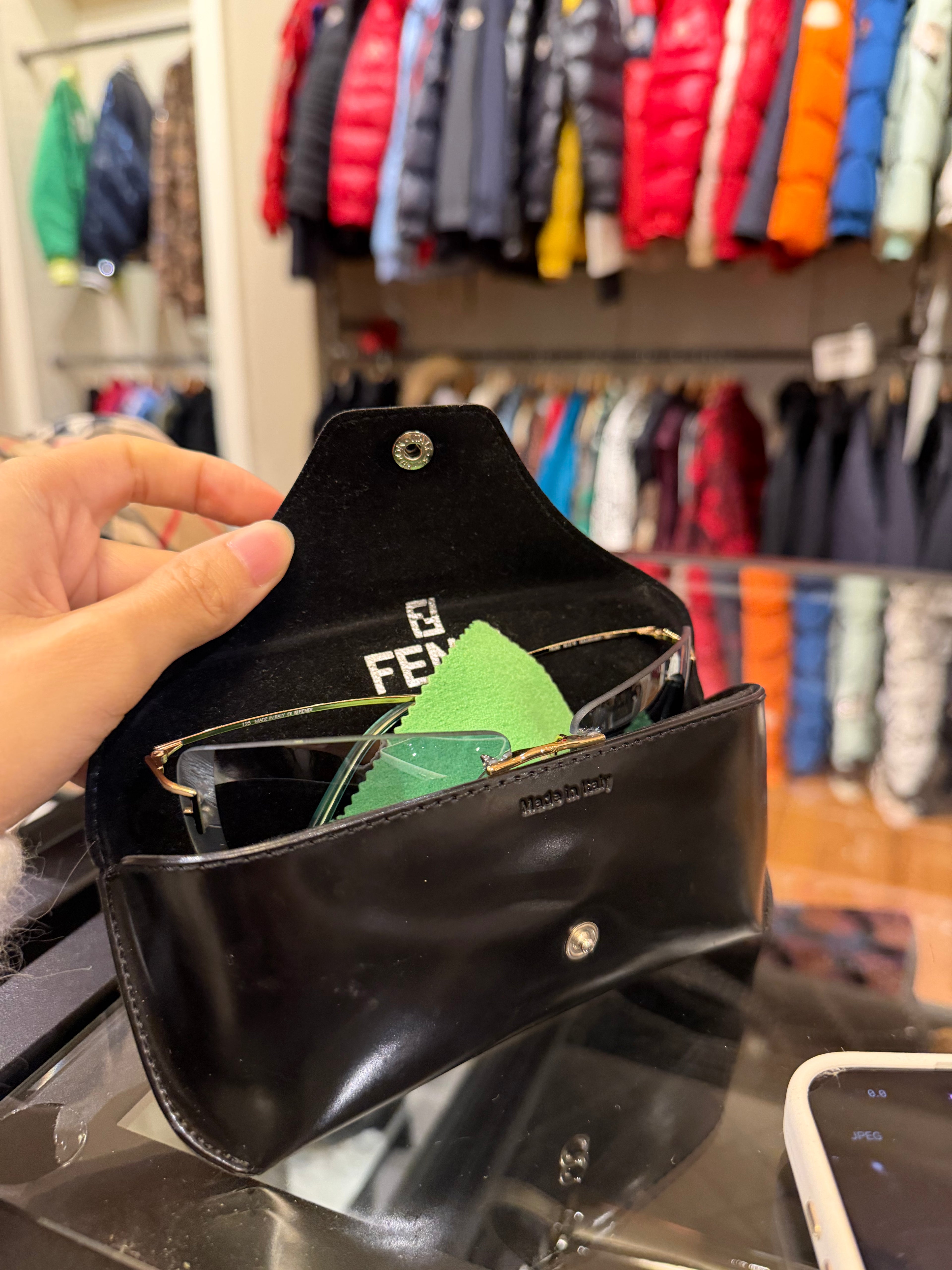 Fendi Green Shade Glasses