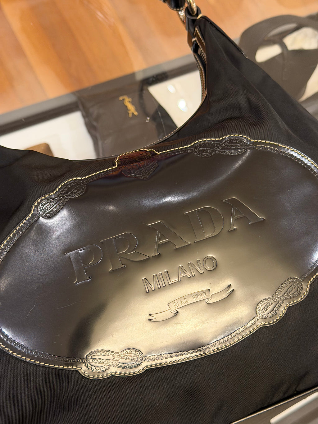 Prada Tessuto Nylon Shoulder Bag