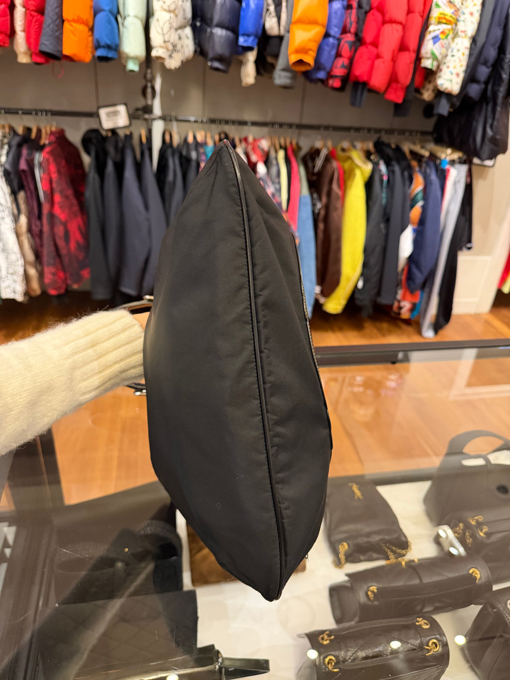 Prada Tessuto Nylon Shoulder Bag