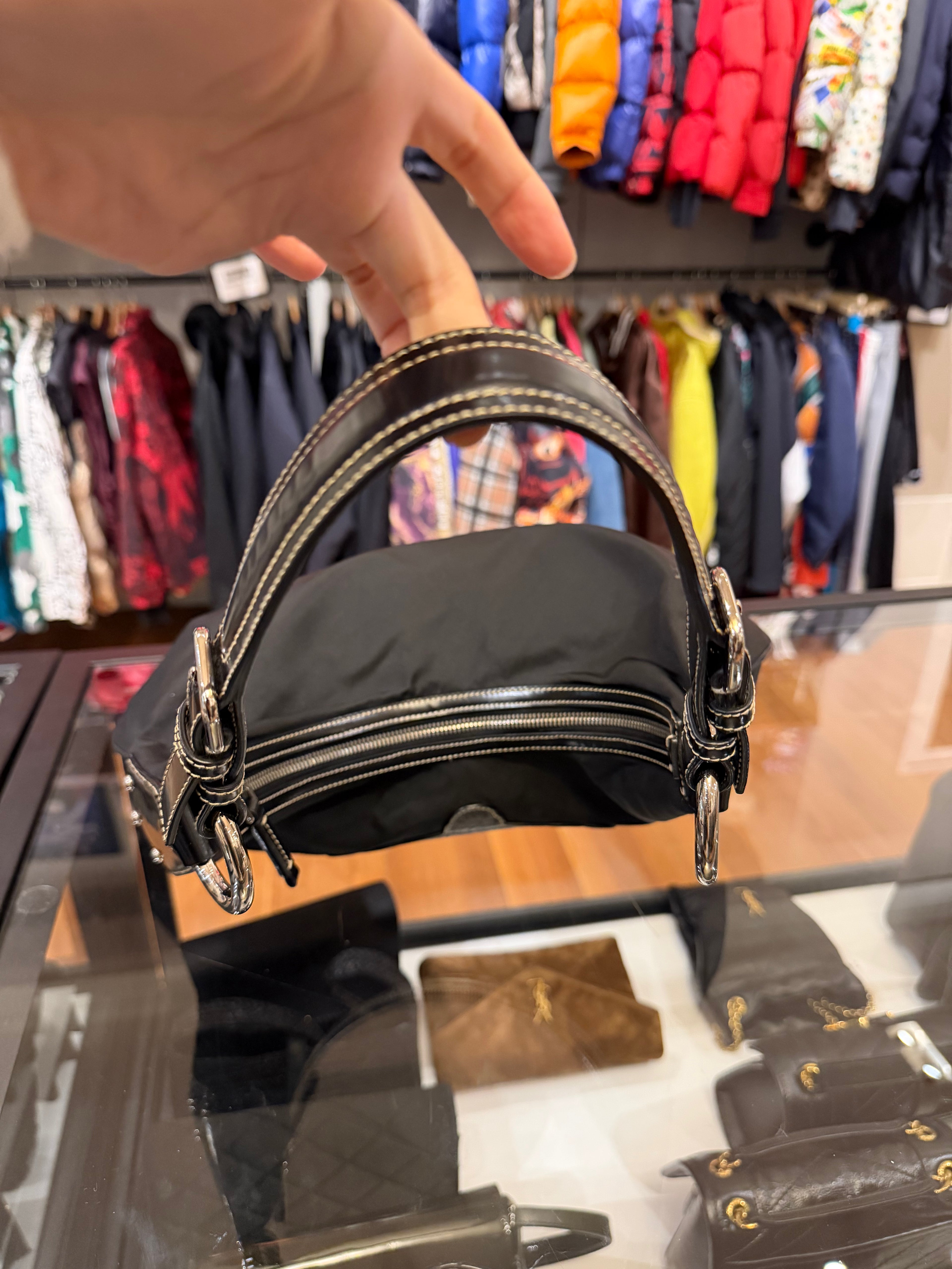 Prada Tessuto Nylon Shoulder Bag