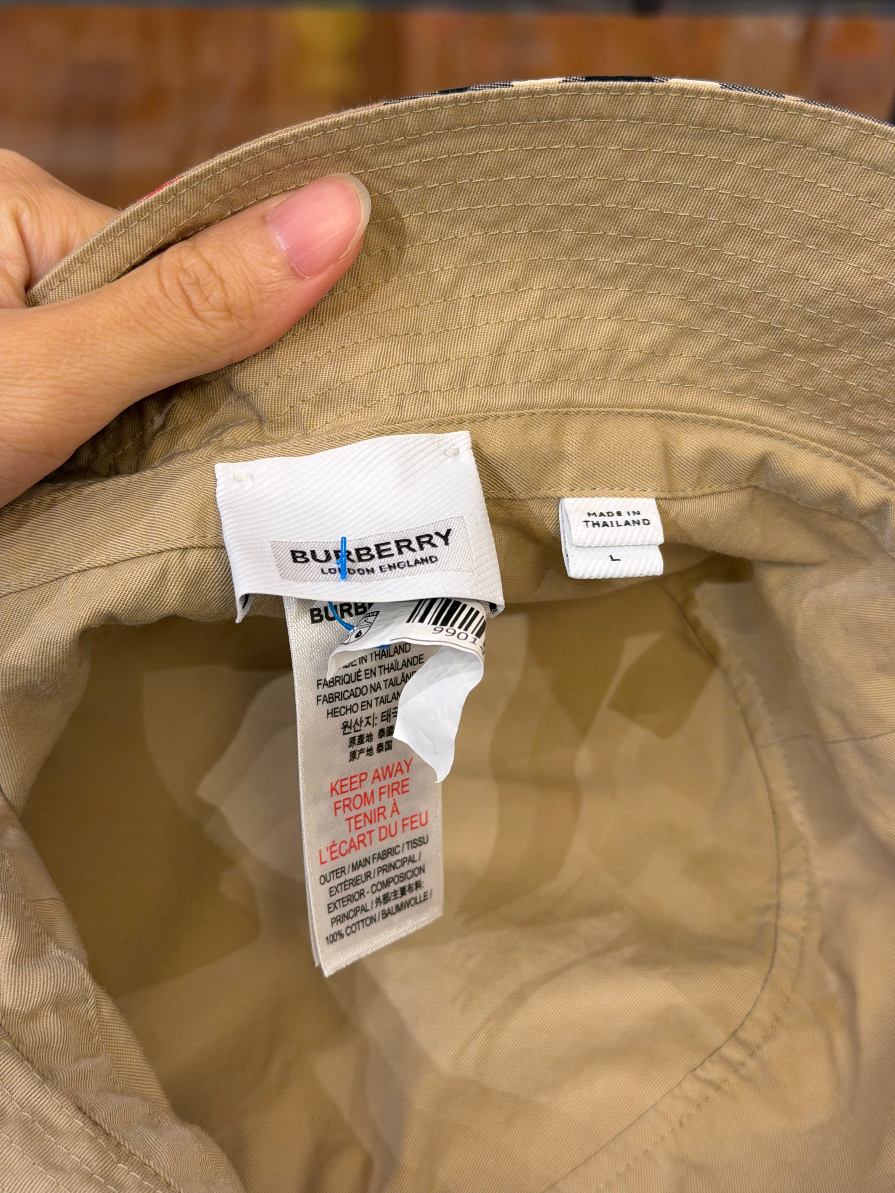 Burberry Check Bucket Hat (Kids)