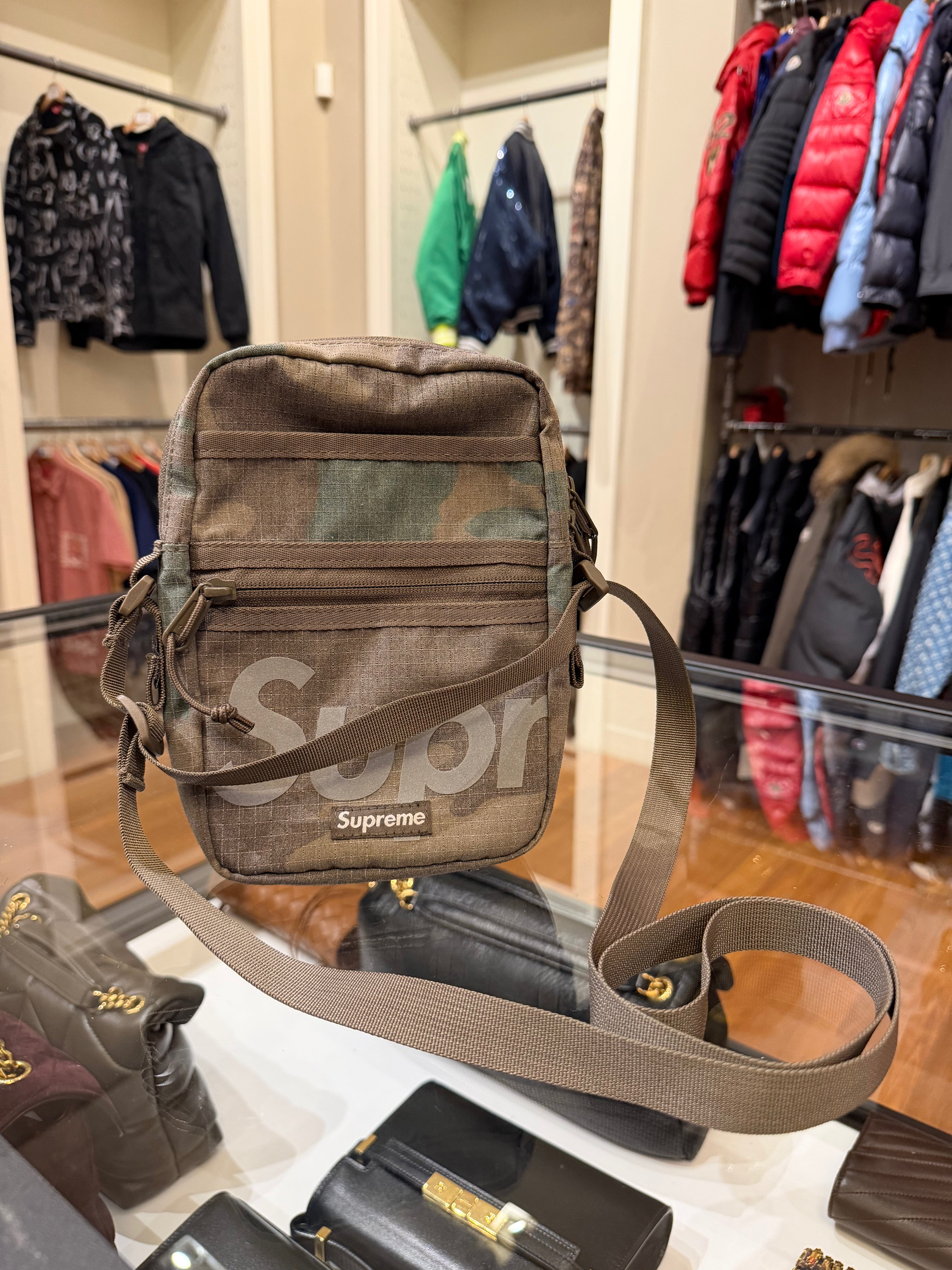 Supreme Shoulder Bag (SS24) in Woodland Camo