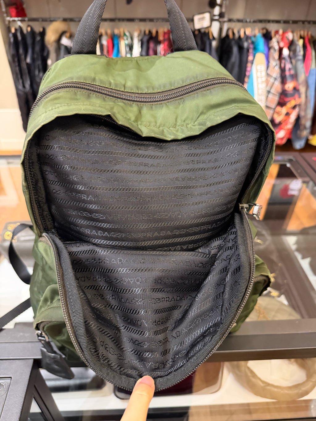 Prada Tessuto Nylon Backpack
