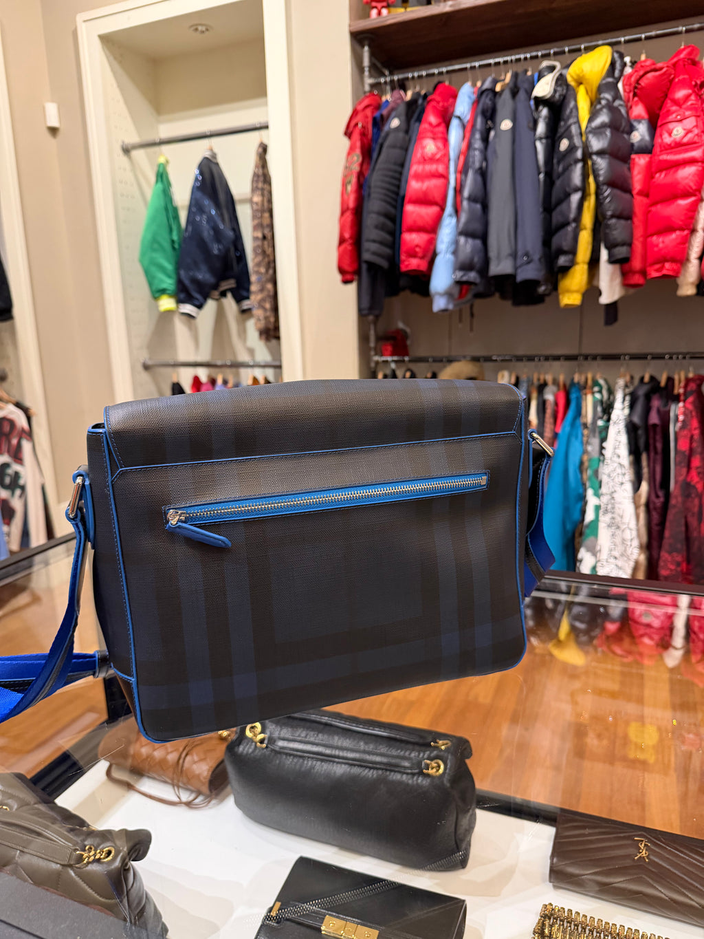 Burberry London Check Messenger Bag