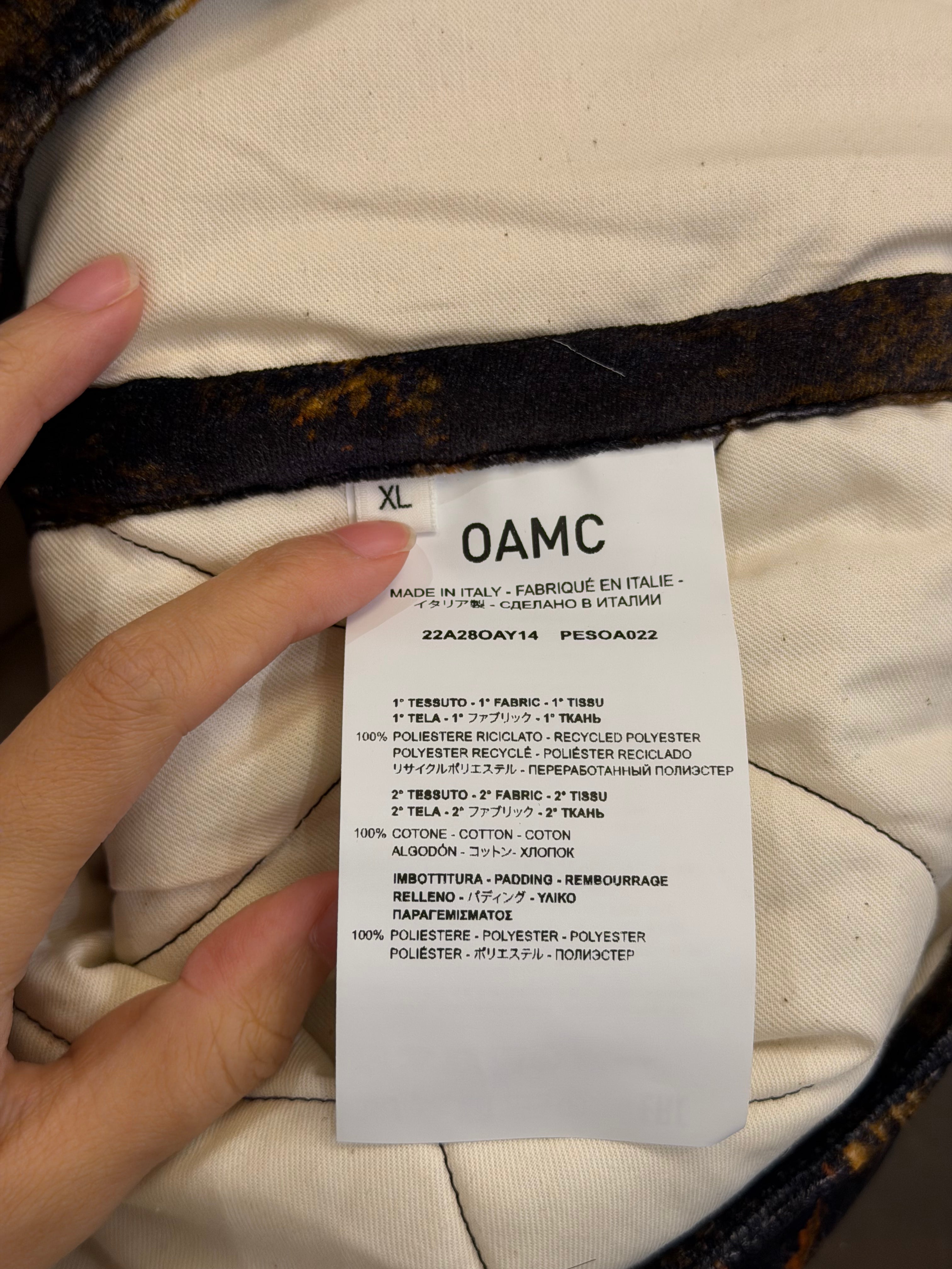 OAMC Brown Graphic Jacket