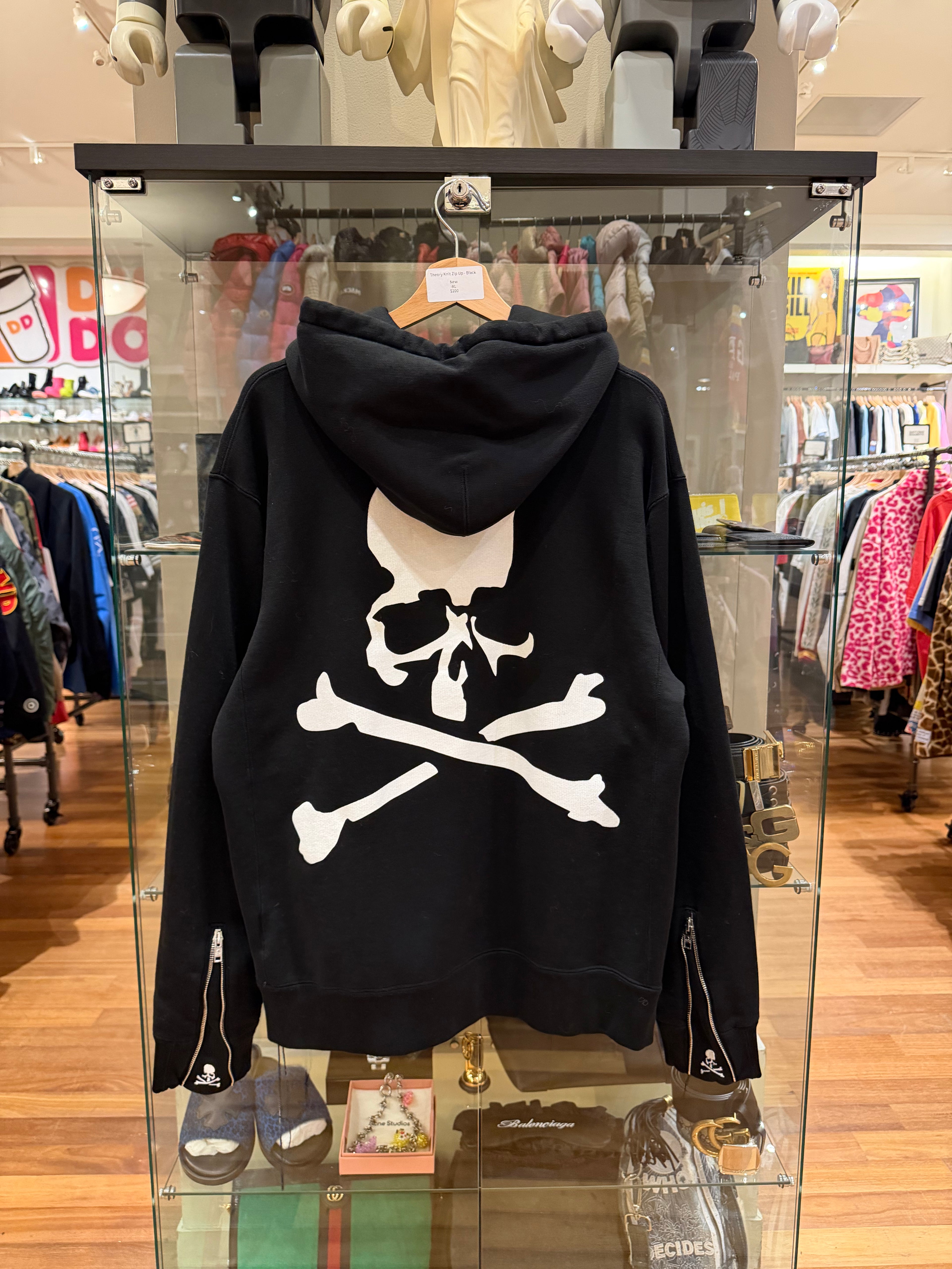 Mastermind World WM Logo Oversized Hoodie - Black