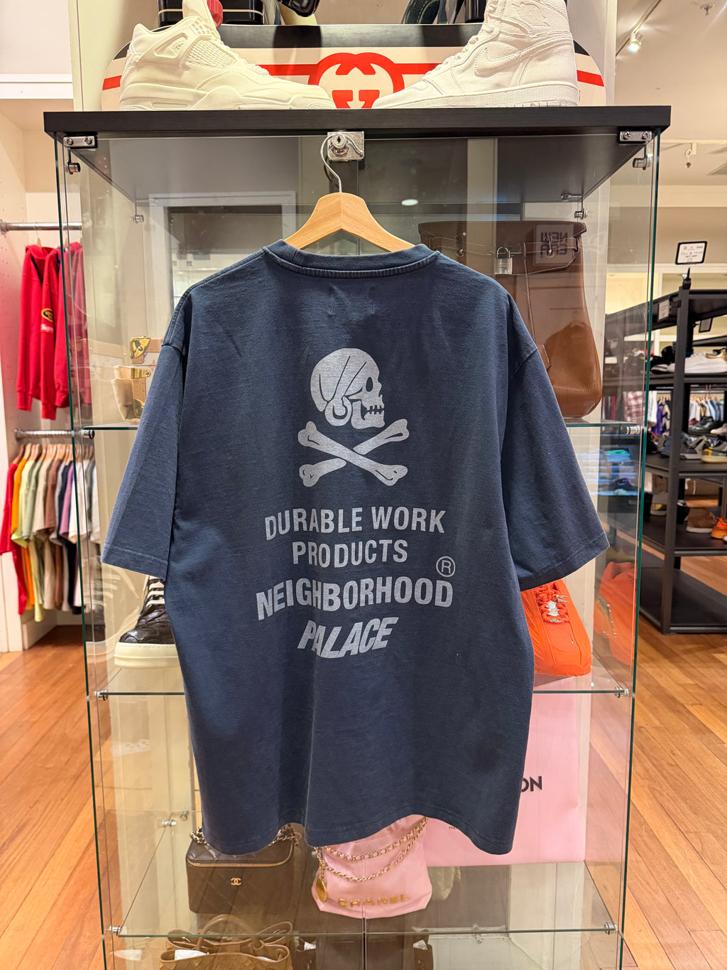 Palace x Neighborhood FW25 Pocket Tee - Indigo