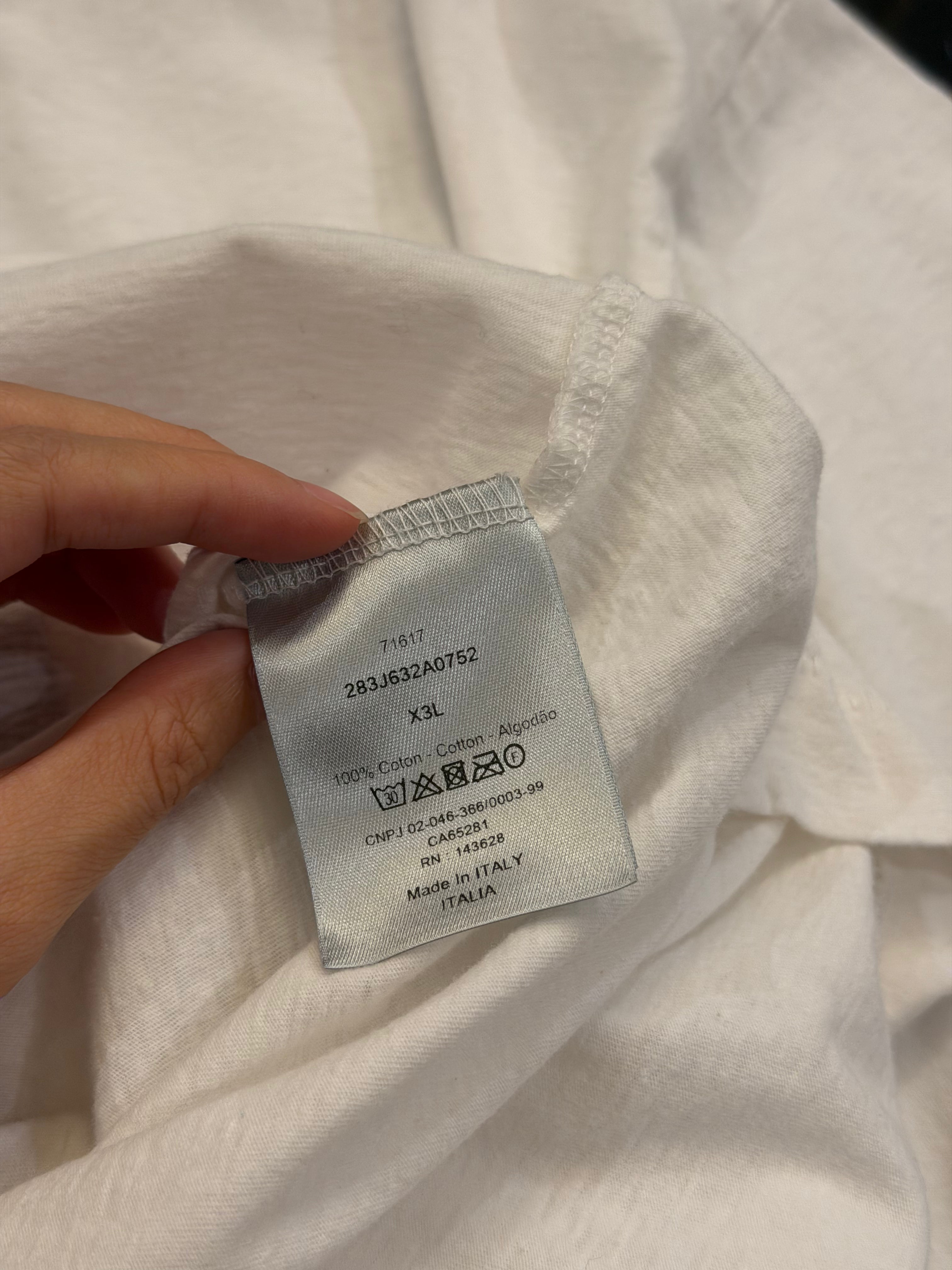 Dior x Cactus Jack Oversized Tee - White