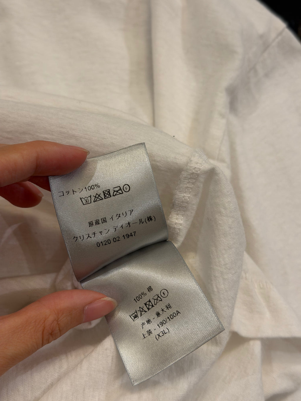 Dior x Cactus Jack Oversized Tee - White