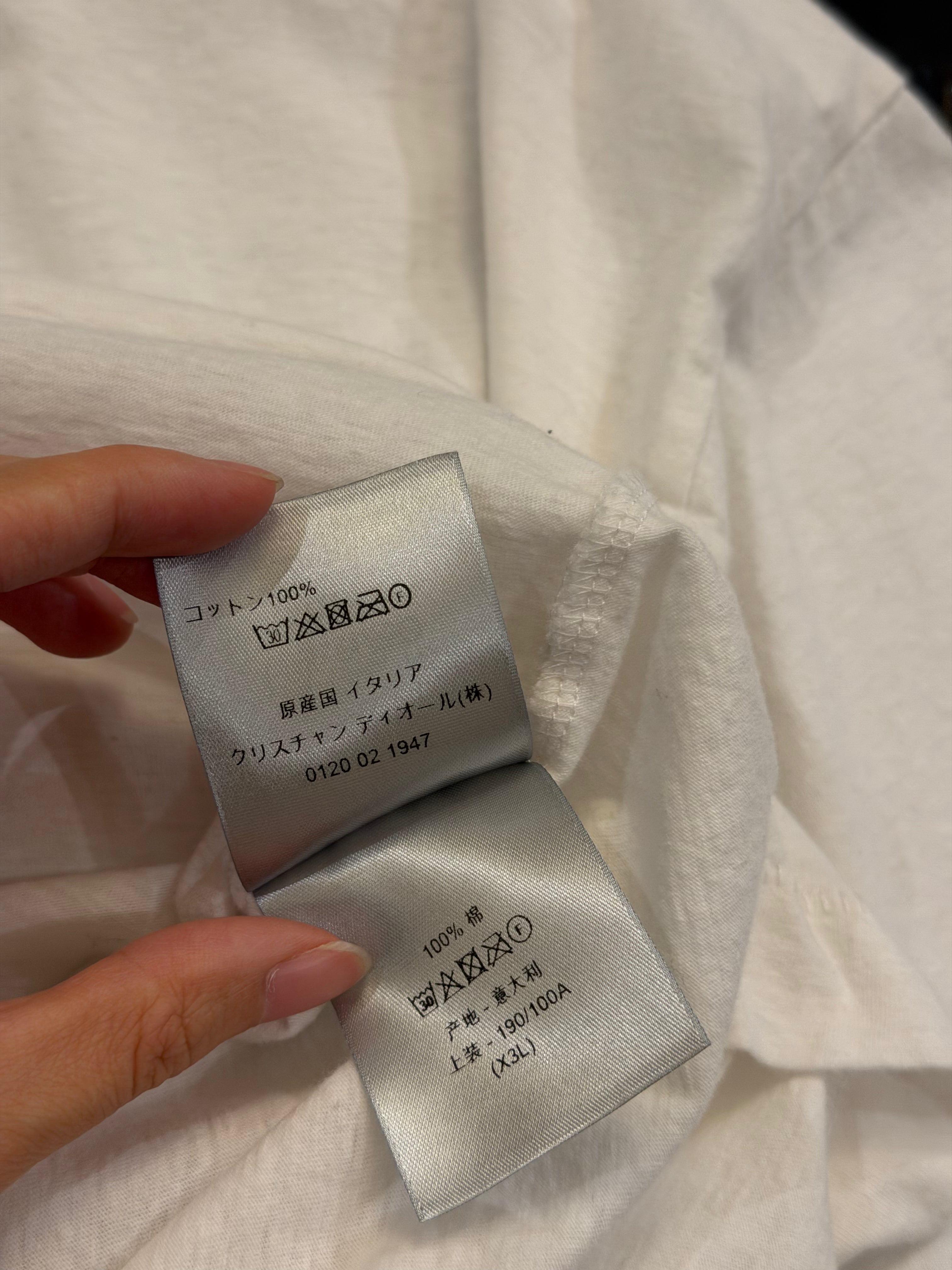Dior x Cactus Jack Oversized Tee - White