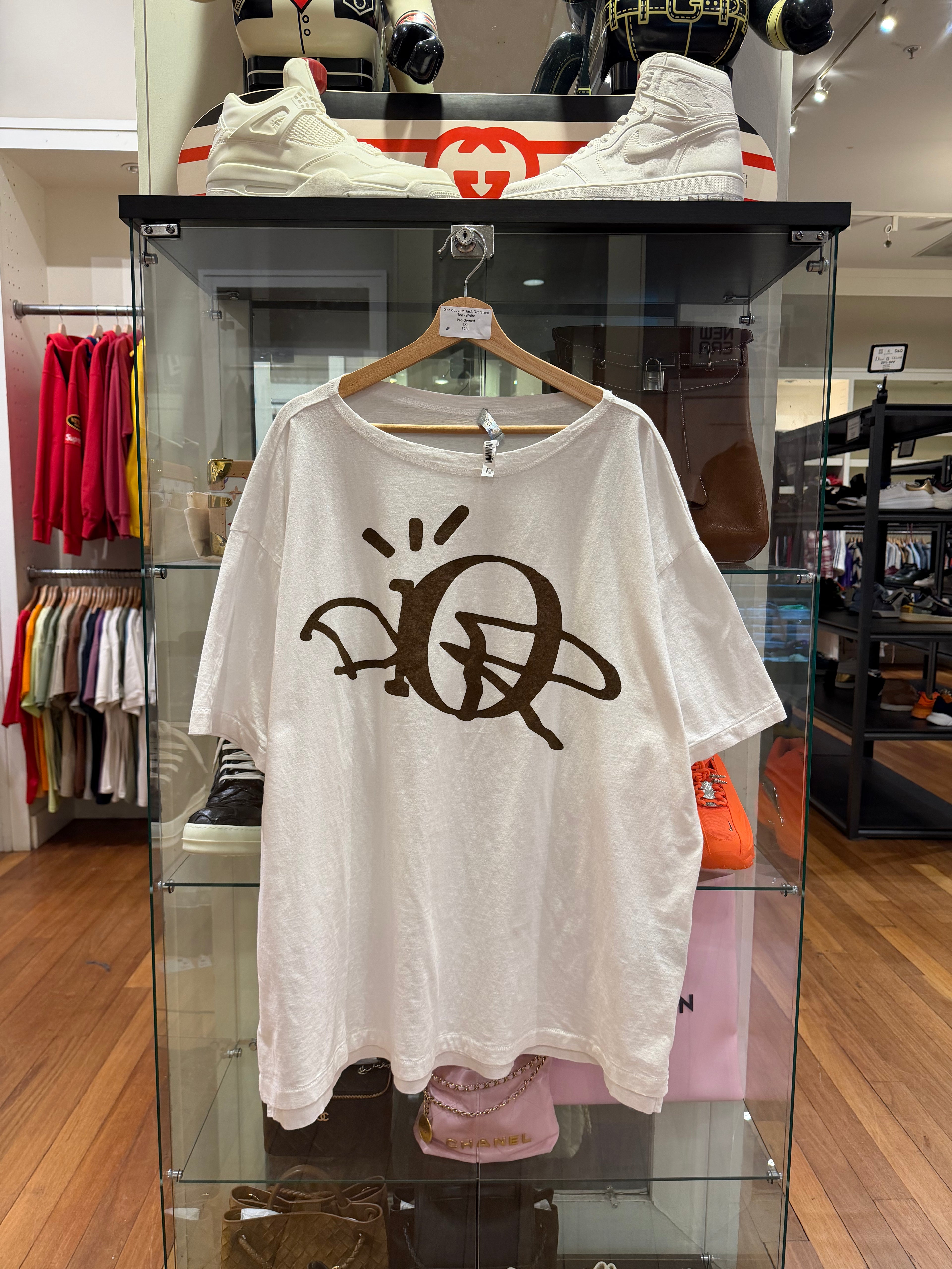 Dior x Cactus Jack Oversized Tee - White