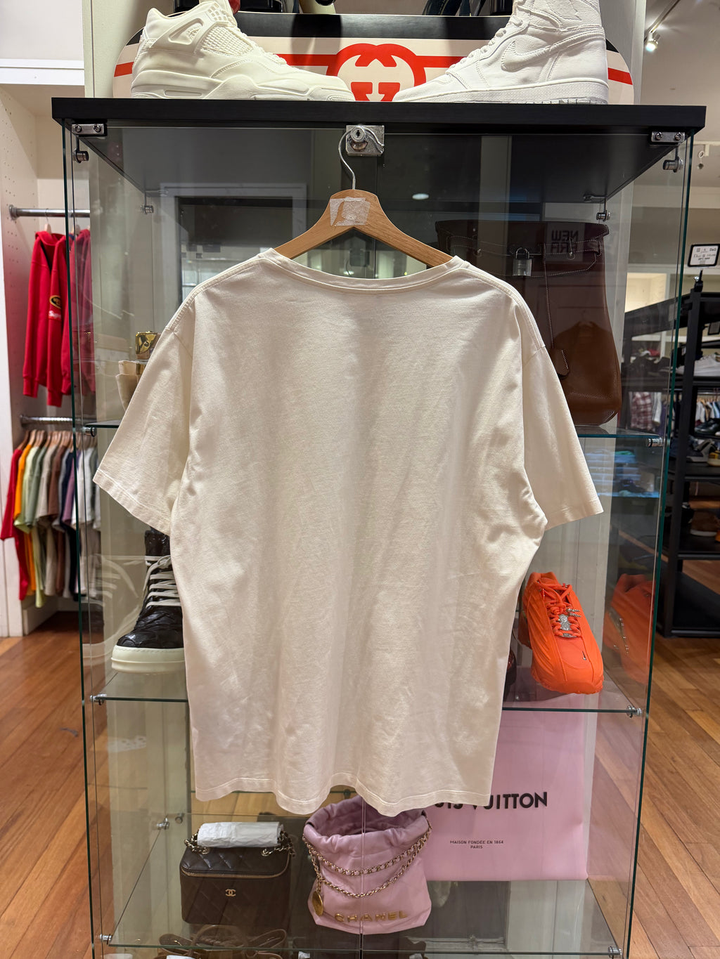 Balmain Charcoal Logo Tee -White
