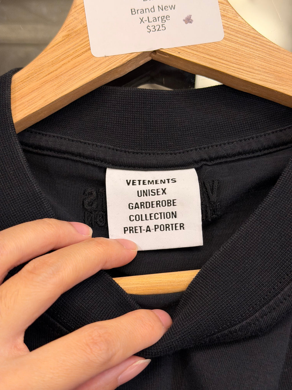 Vetements 'Fuck Regular' Tee- Black