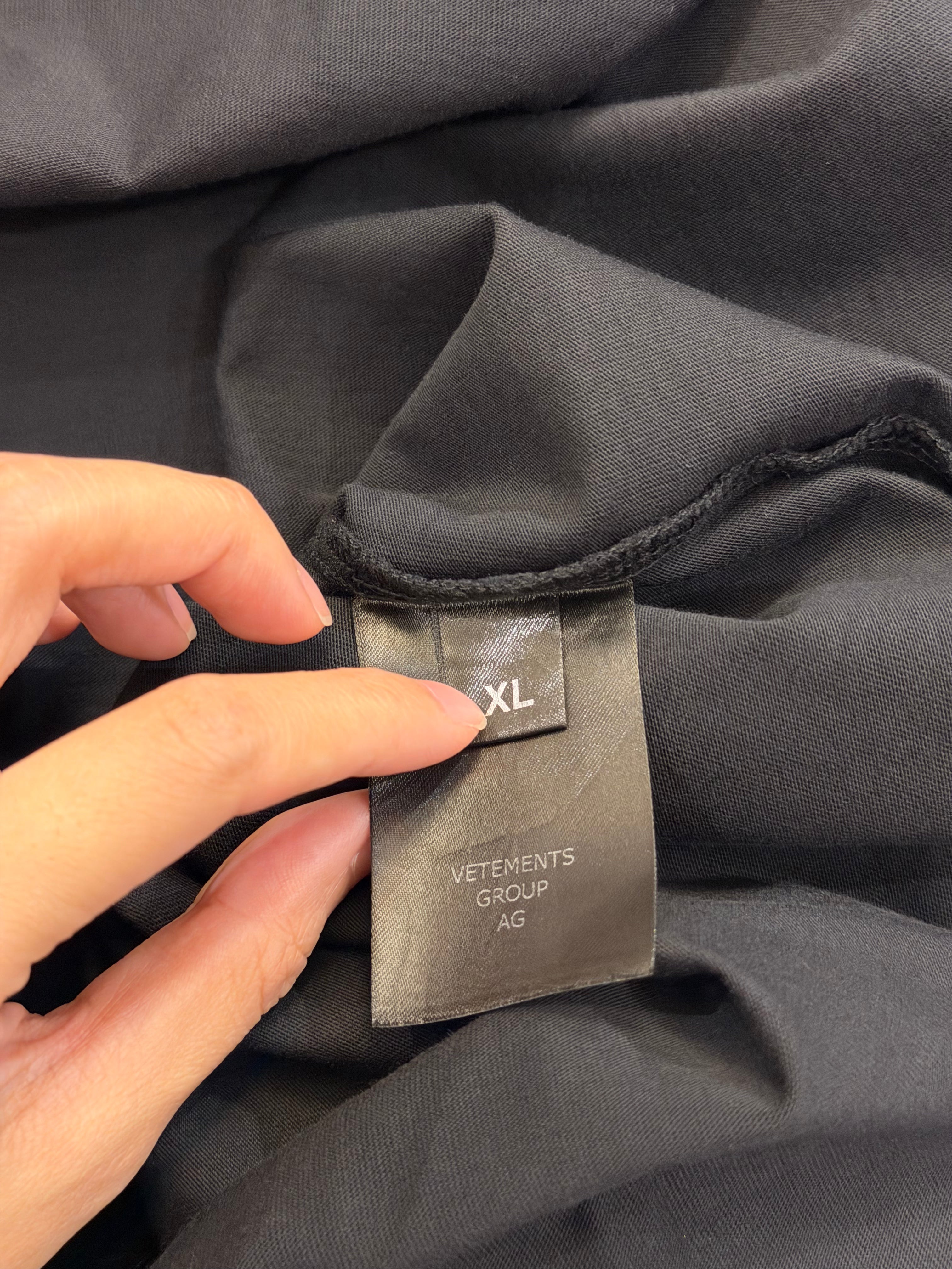 Vetements 'Fuck Regular' Tee- Black