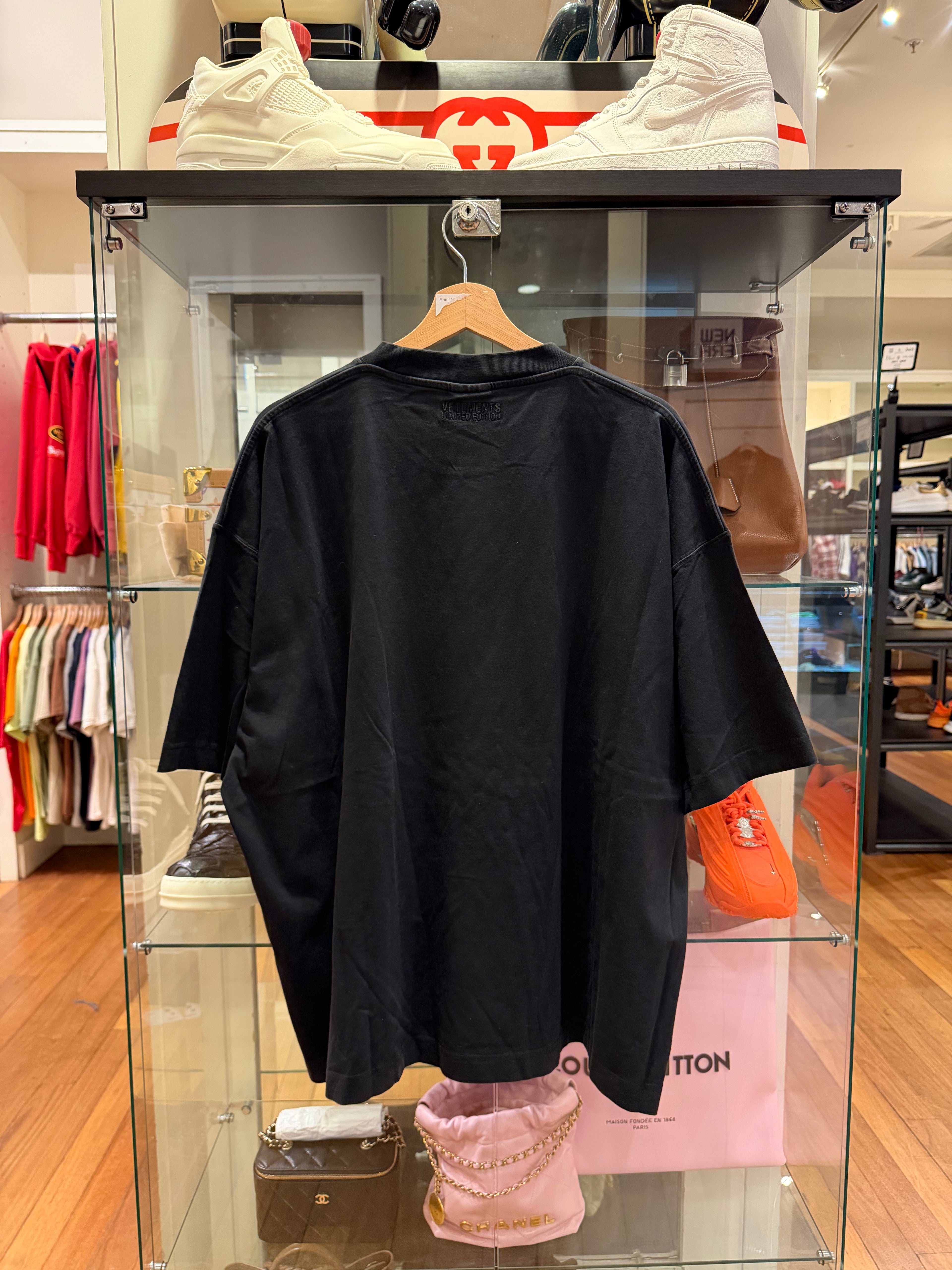 Vetements 'Fuck Regular' Tee- Black