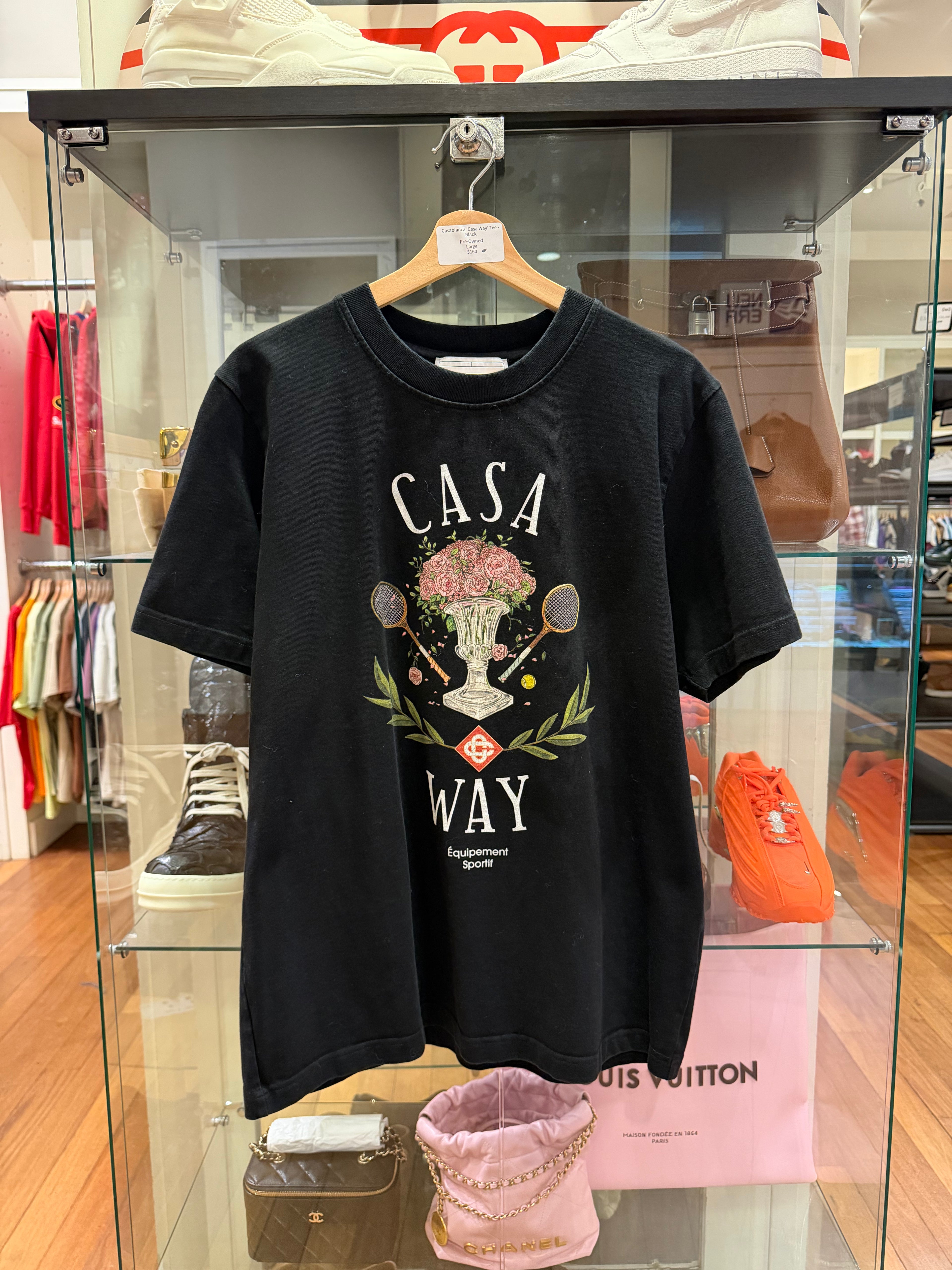 Casablanca 'Casa Way' Tee -Black
