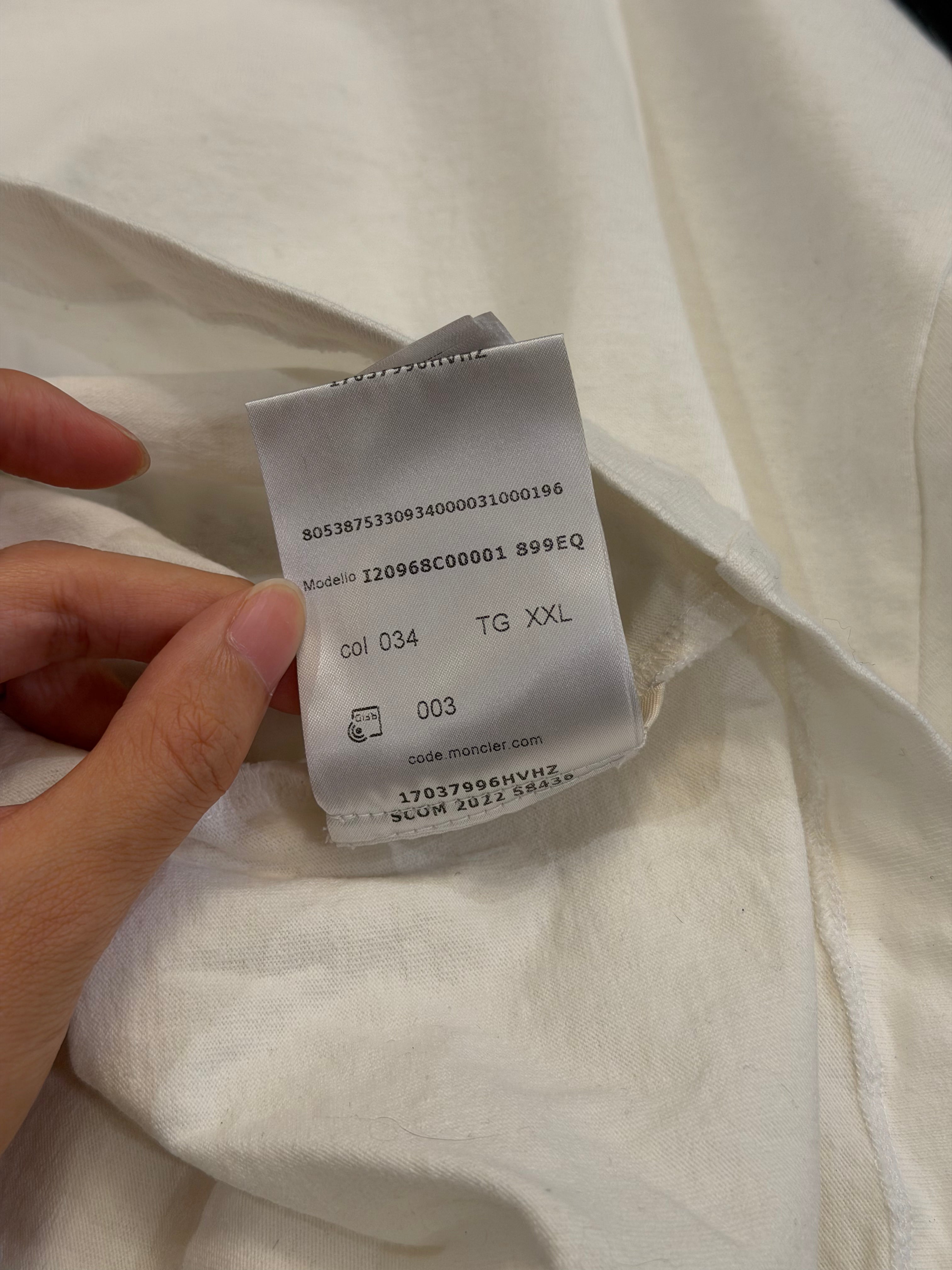 Moncler x Billionaire Boys Club Logo Tee - White