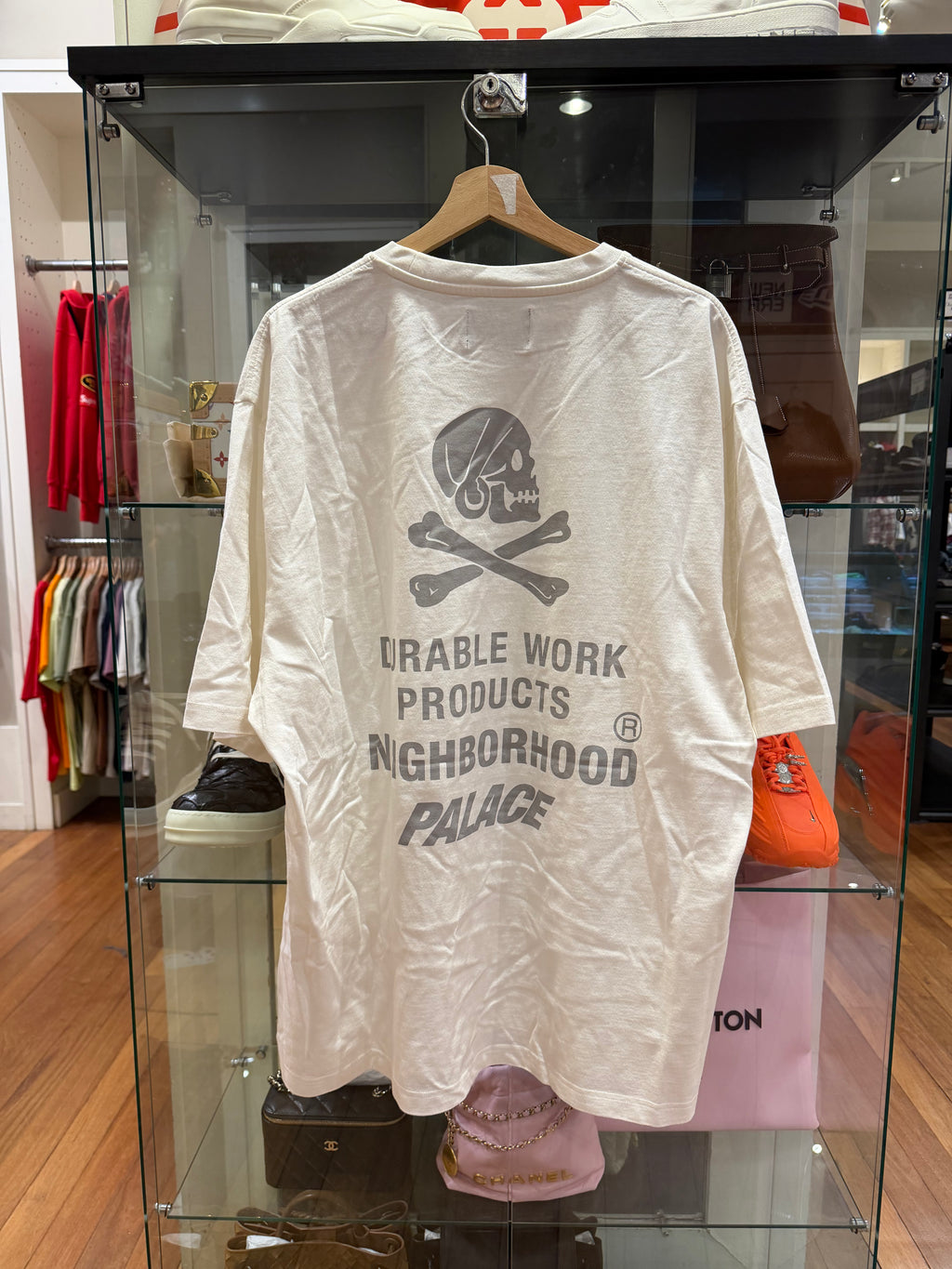 Palace x Neighborhood Pocket Tee - White