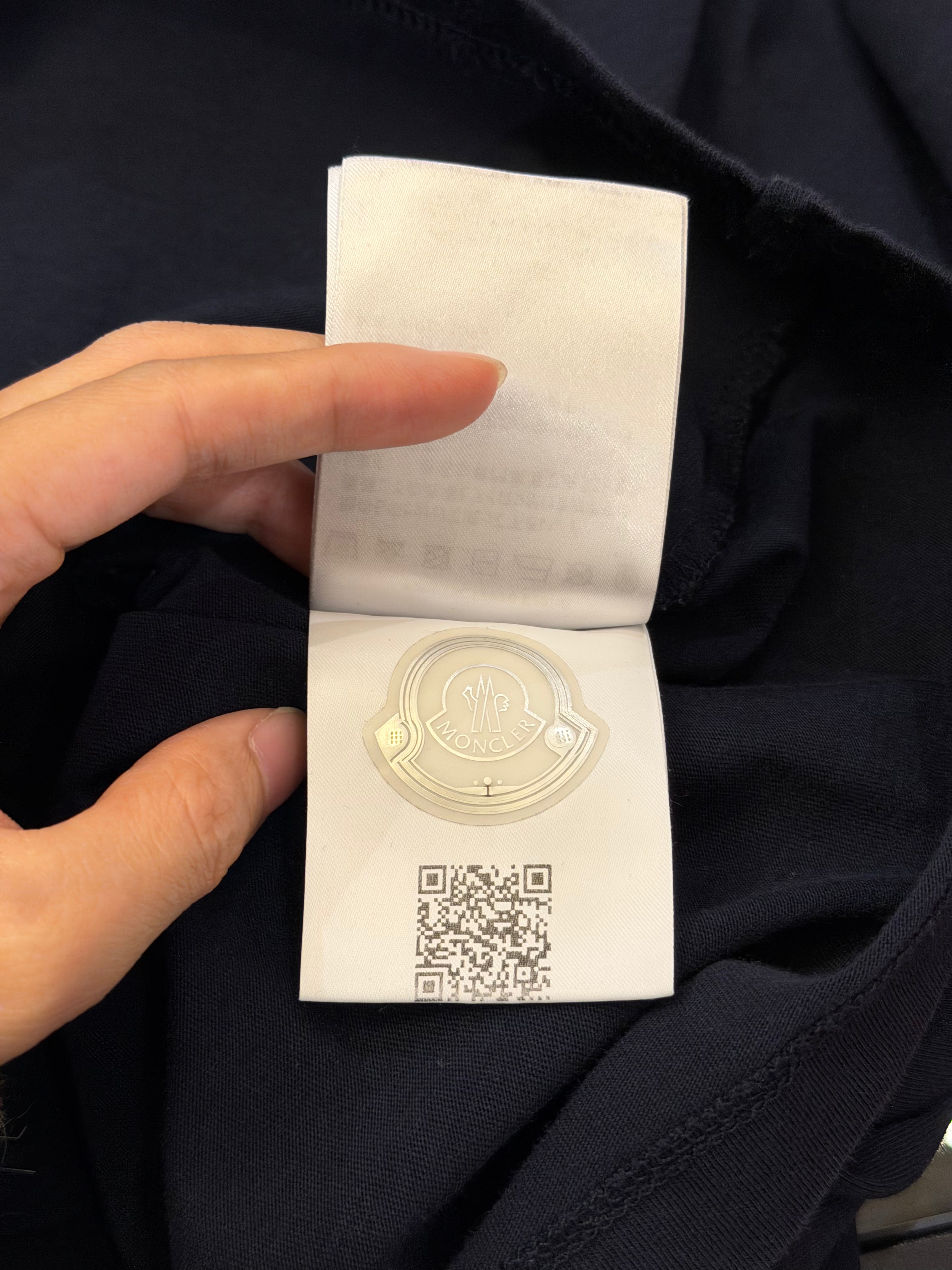 Moncler Nylon Pocket LogoTee - Navy