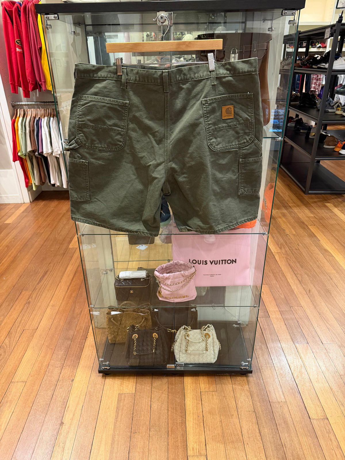Carhartt B25 Carpenter Shorts - Moss