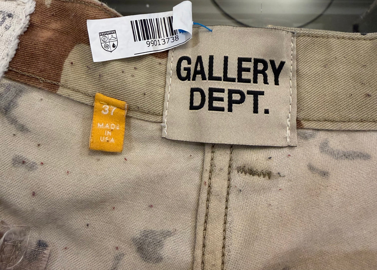 Gallery Dept. G Patch Chocolate Chip Camo Cargo Shorts - Desert Camo