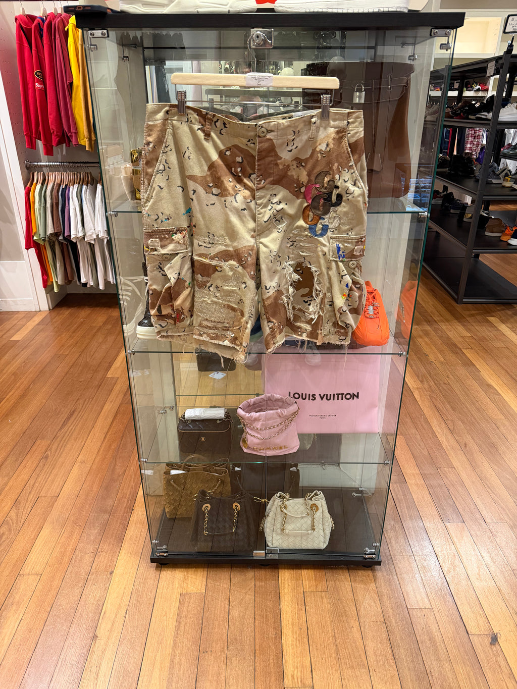 Gallery Dept. G Patch Chocolate Chip Camo Cargo Shorts - Desert Camo