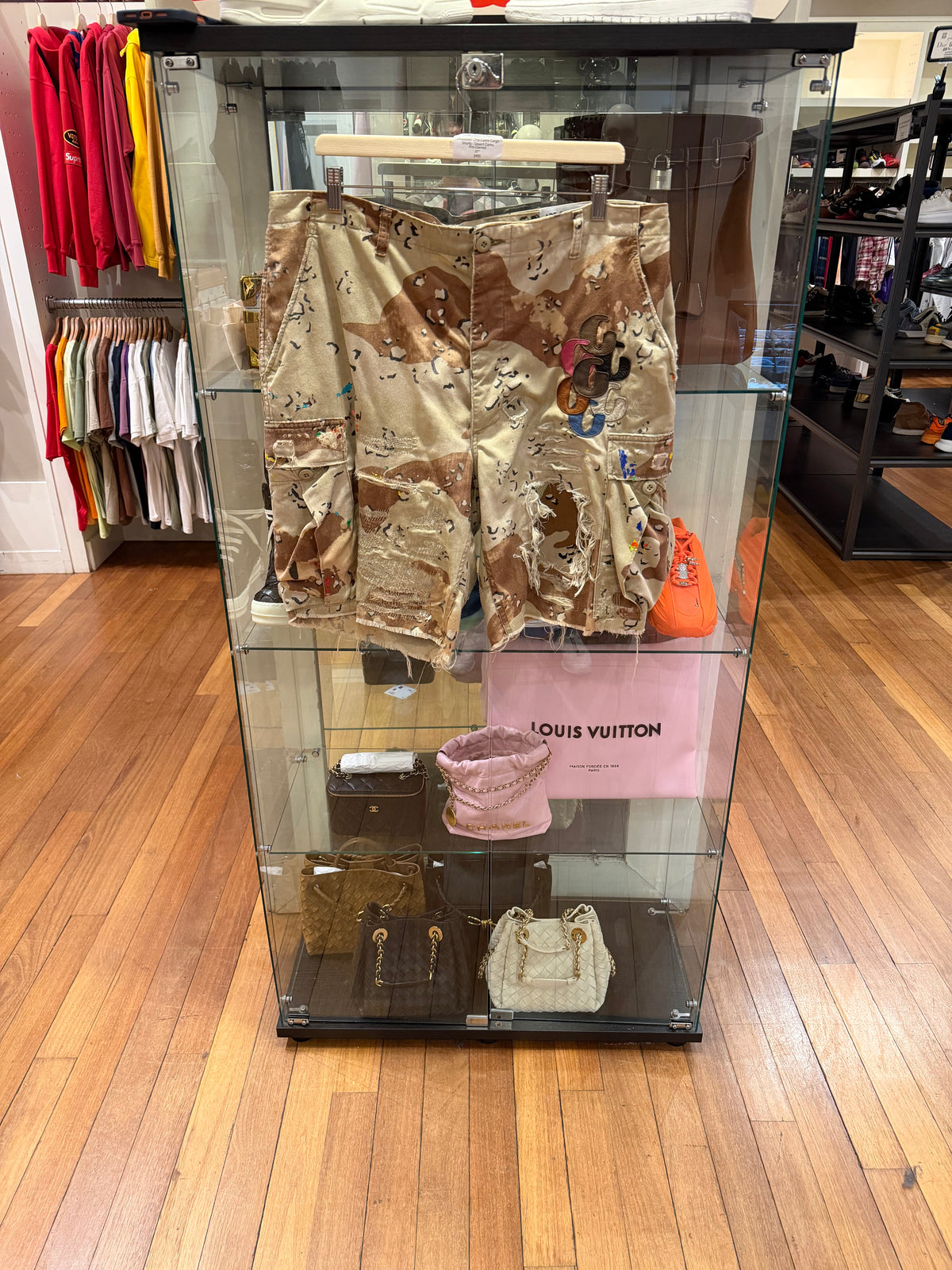 Gallery Dept. G Patch Chocolate Chip Camo Cargo Shorts - Desert Camo