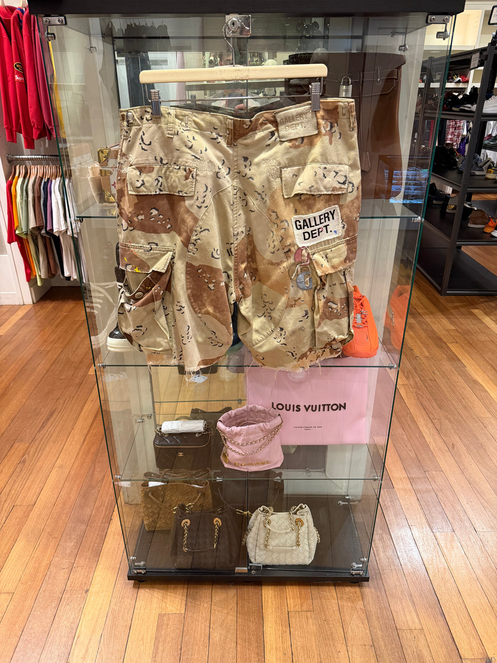 Gallery Dept. G Patch Chocolate Chip Camo Cargo Shorts - Desert Camo
