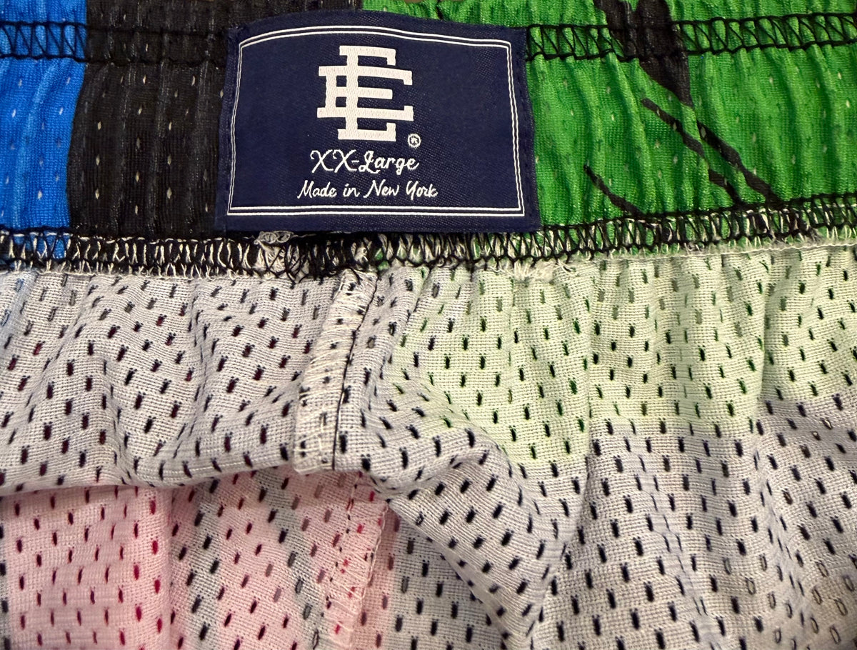 Eric Emanuel x Matty Boy Checkered Mesh Shorts - Multi