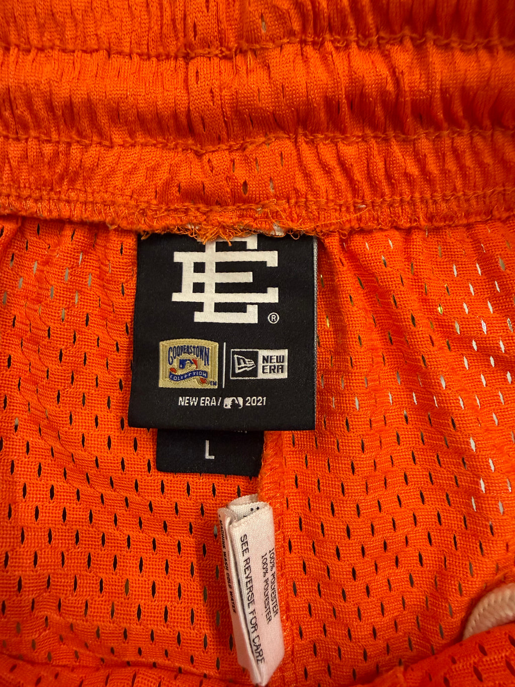 Eric Emanuel x New Era Houston Astros Cooperstown Collection Mesh Shorts