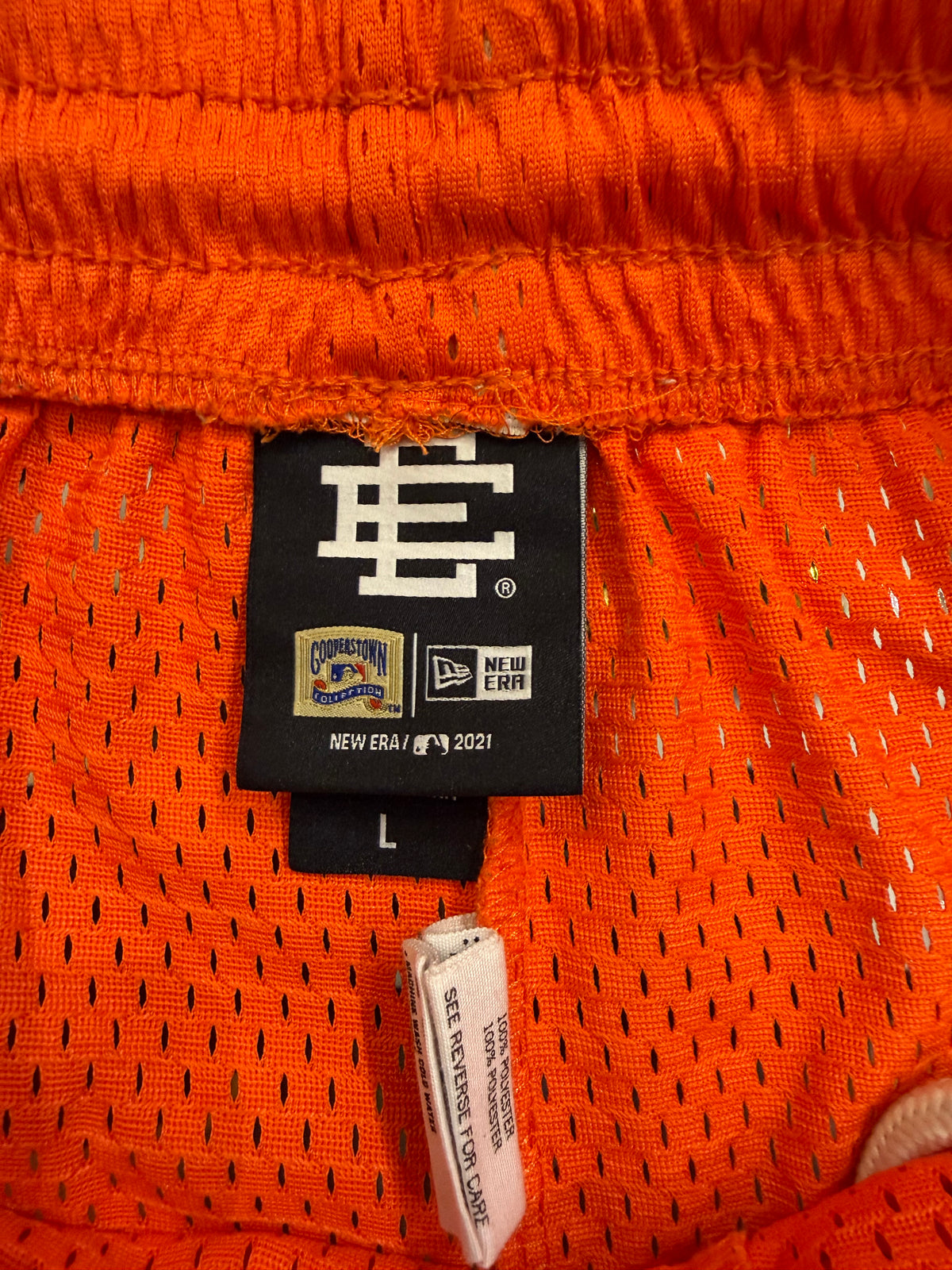 Eric Emanuel x New Era Houston Astros Cooperstown Collection Mesh Shorts