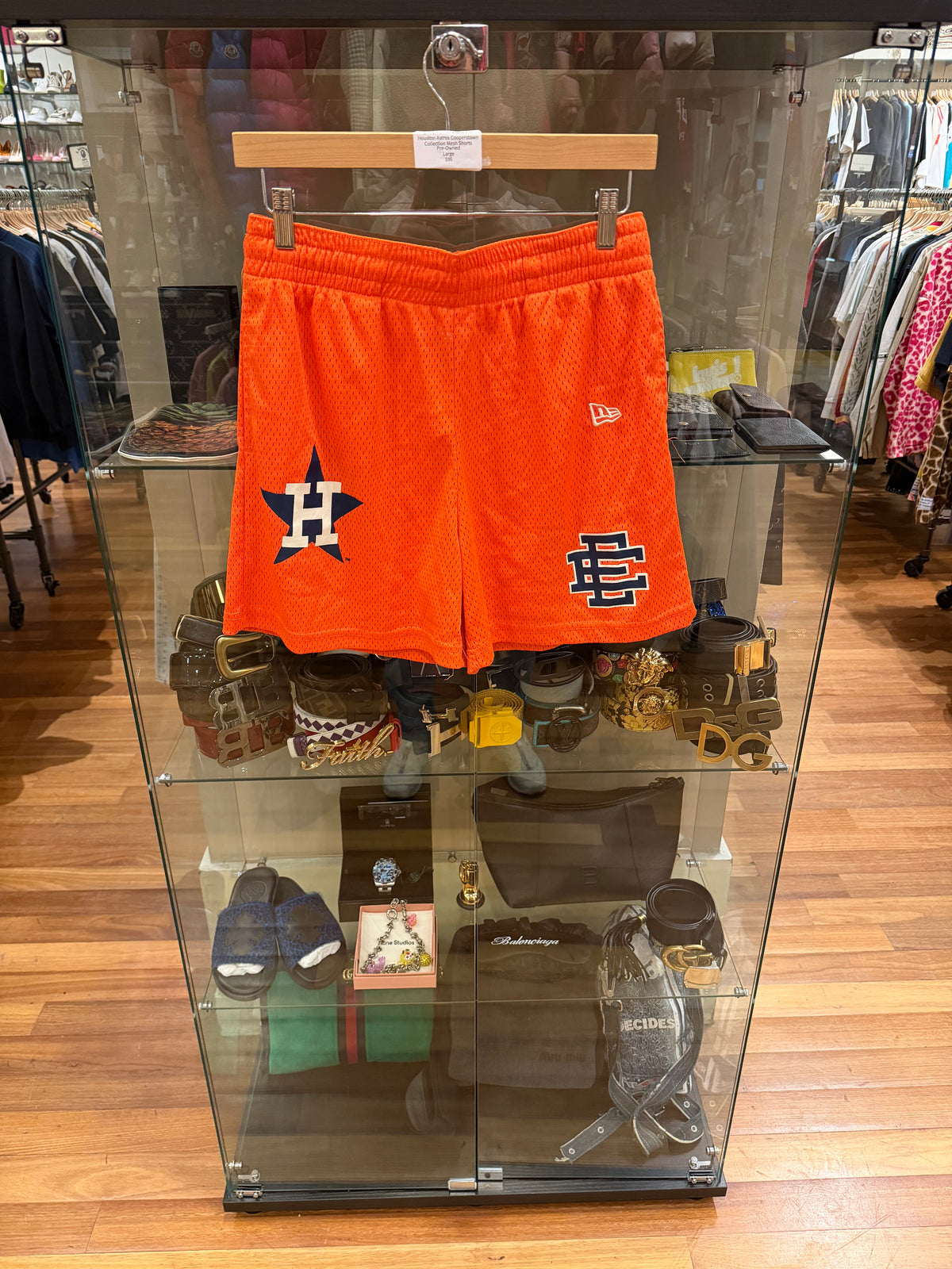 Eric Emanuel x New Era Houston Astros Cooperstown Collection Mesh Shorts