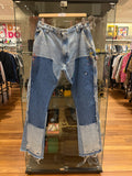Gallery Dept. LA Flare Panelled Paint-Splattered Carpenter Jeans