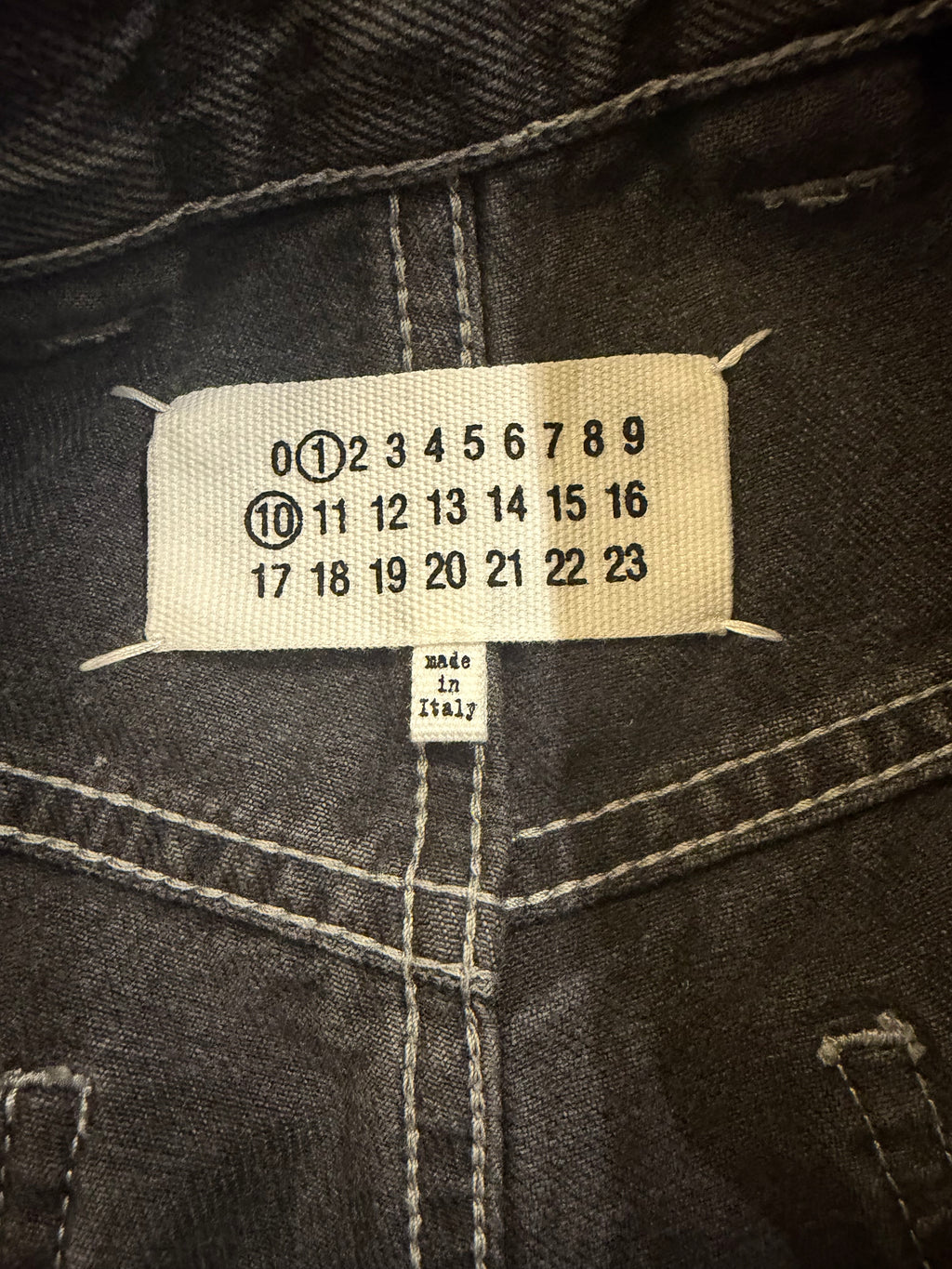 Maison Margiela Painted Carpenter Jeans - Grey