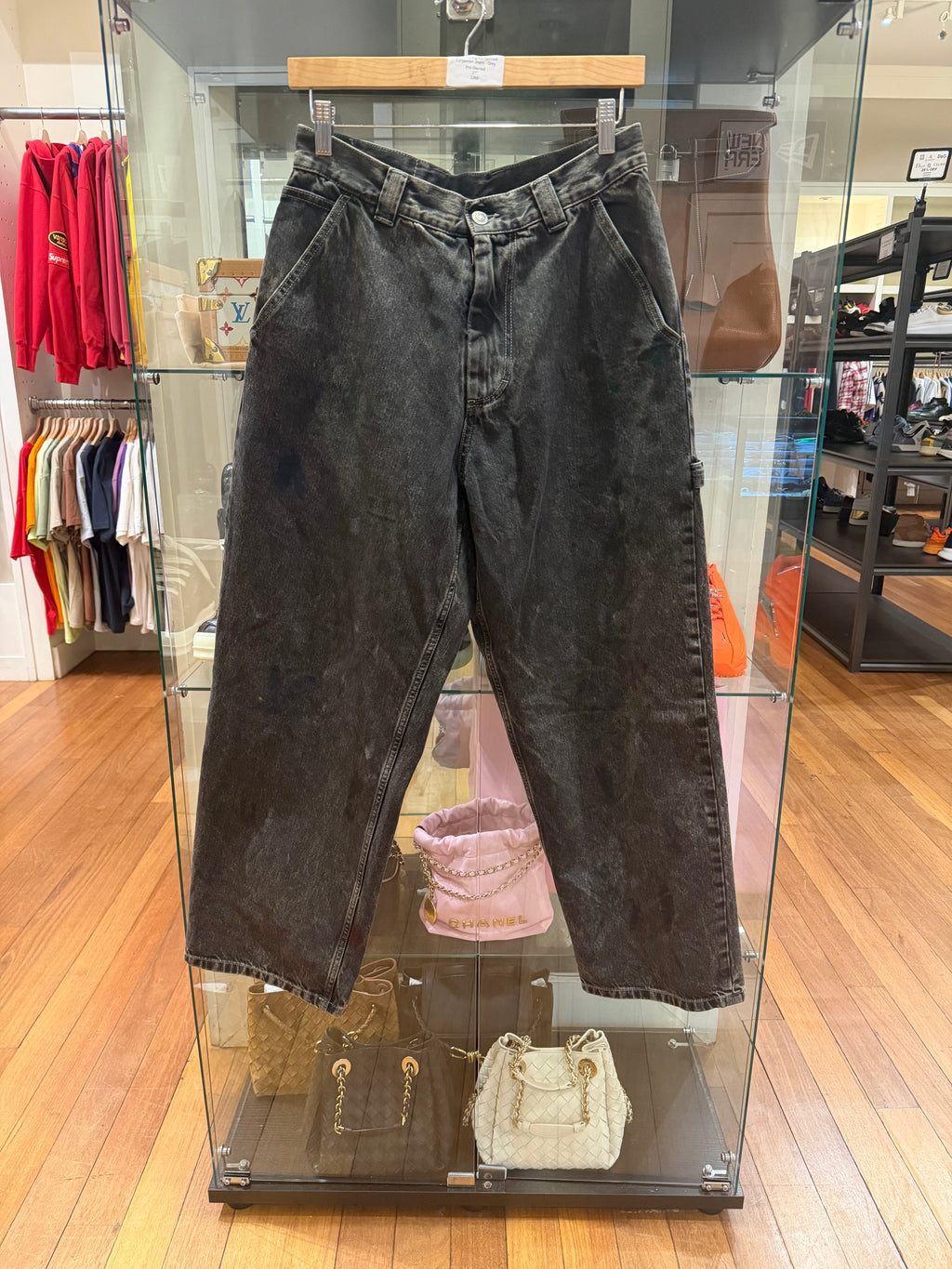 Maison Margiela Painted Carpenter Jeans - Grey