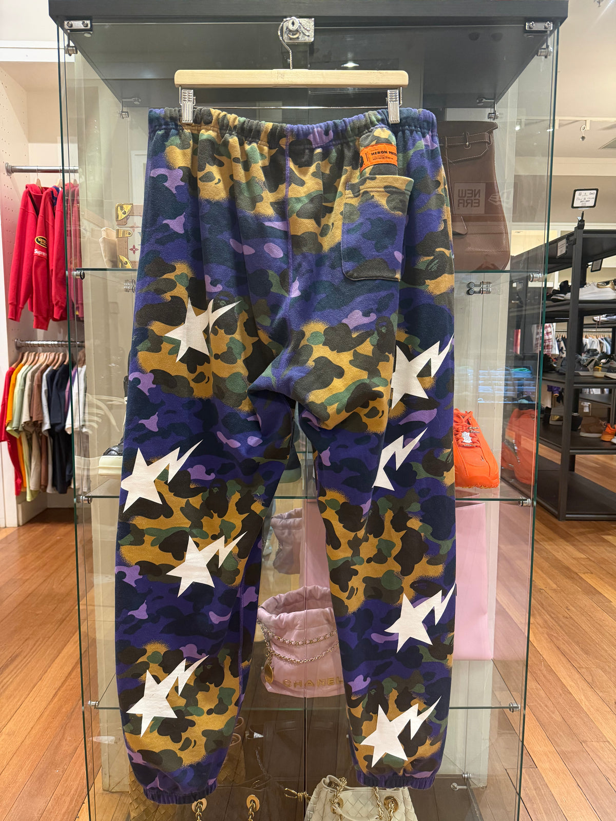 Bape x Heron Preston Mix 1st Camo Shark Relaxed Sweatpants