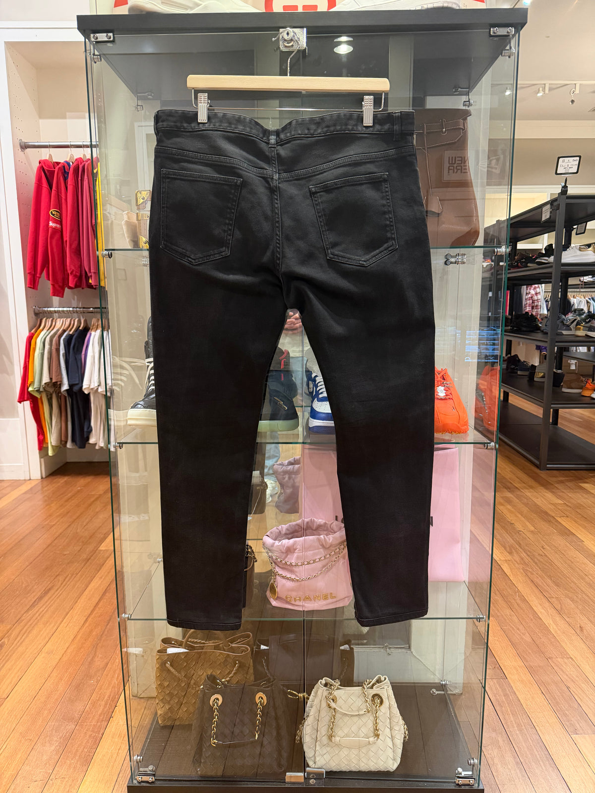 Maison Margiela Straight Stim Denim Jeans - Black