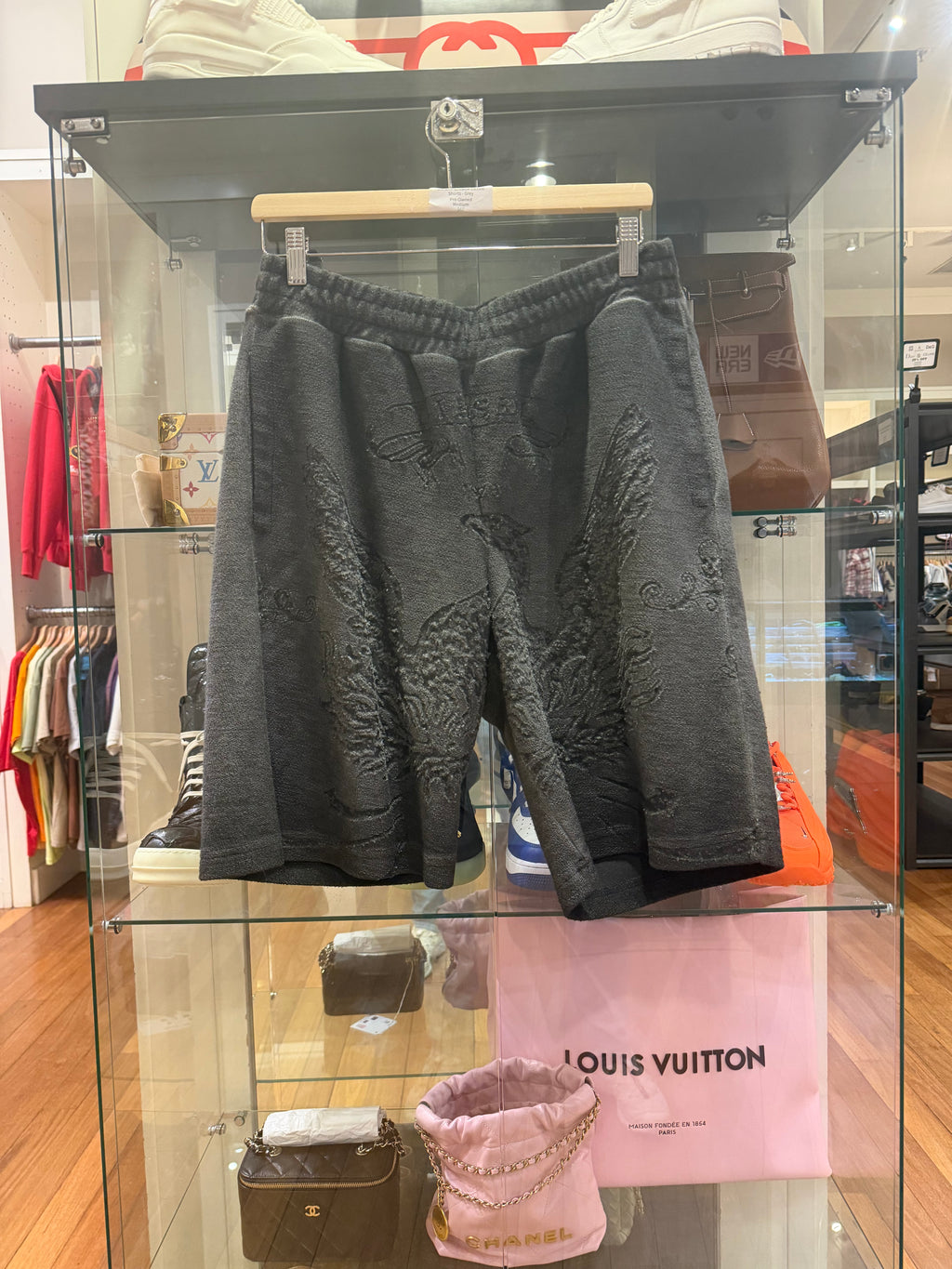 Diesel P-Crowde Etched Shorts - Grey