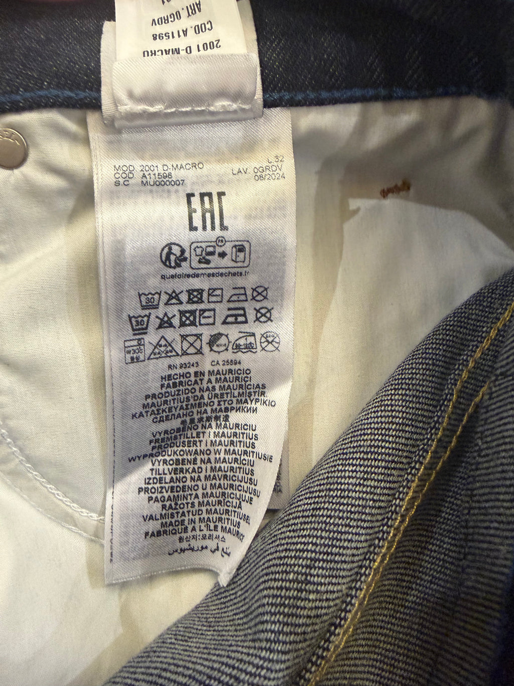Diesel Baggy Denim Jeans - Indigo