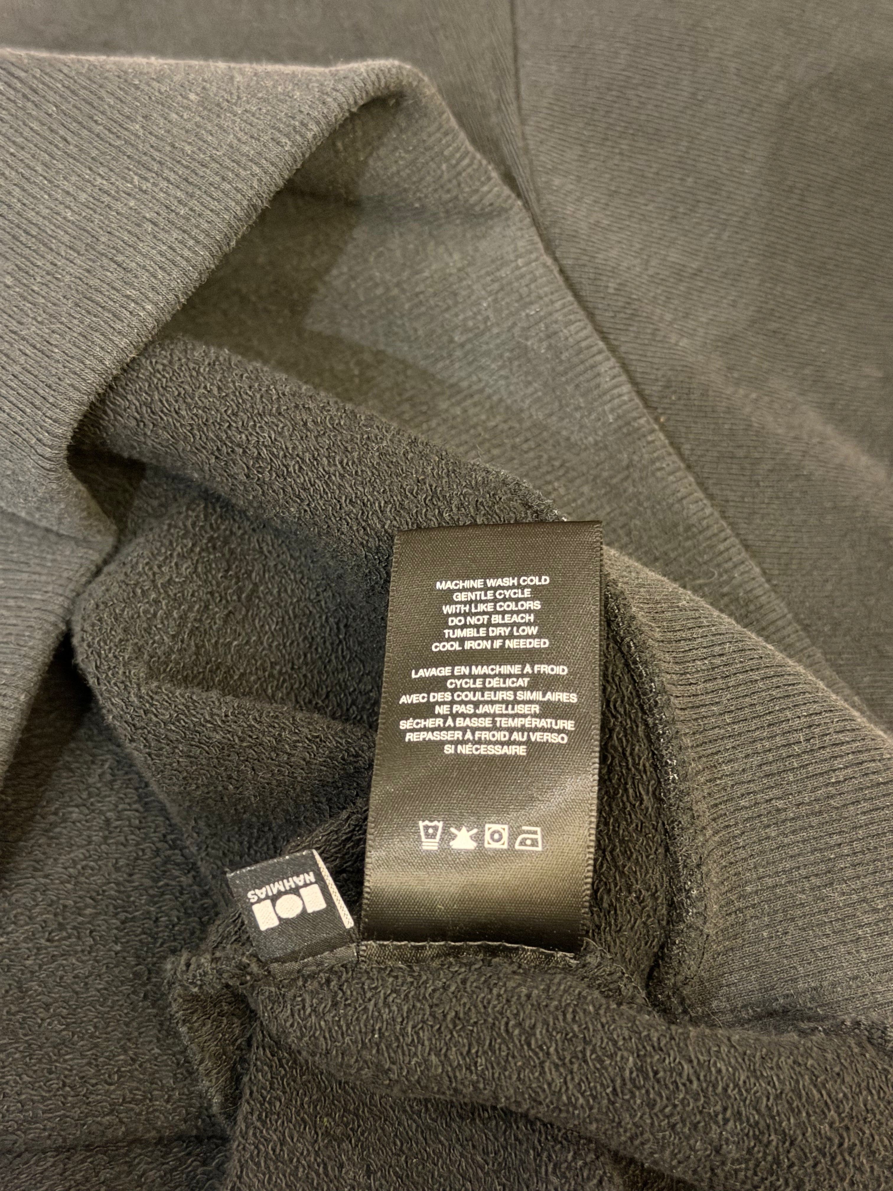 Nahmias 'No Gym Allowed in Drugs' Hoodie - Washed Black