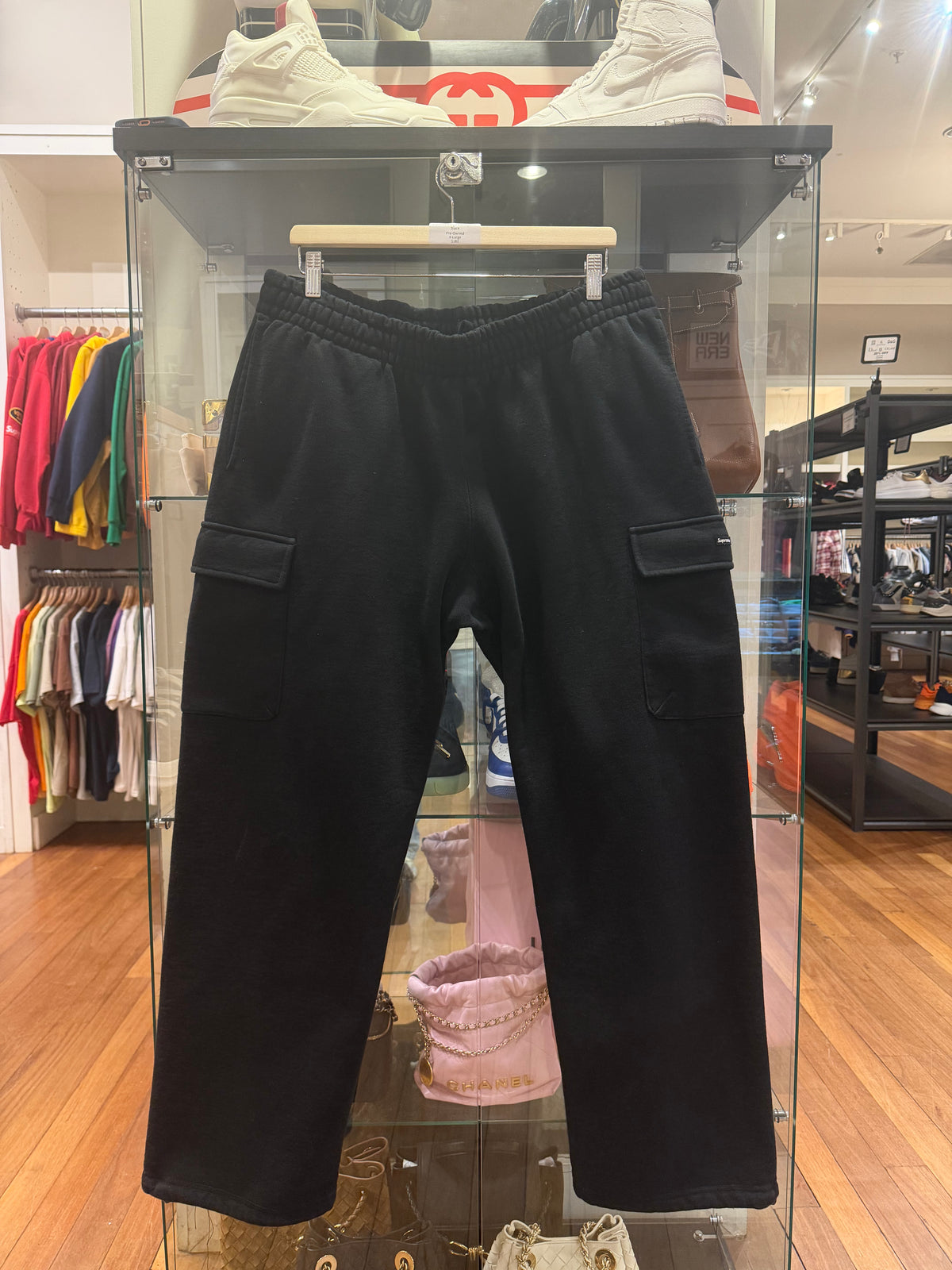 Supreme Cargo Sweatpants - Black