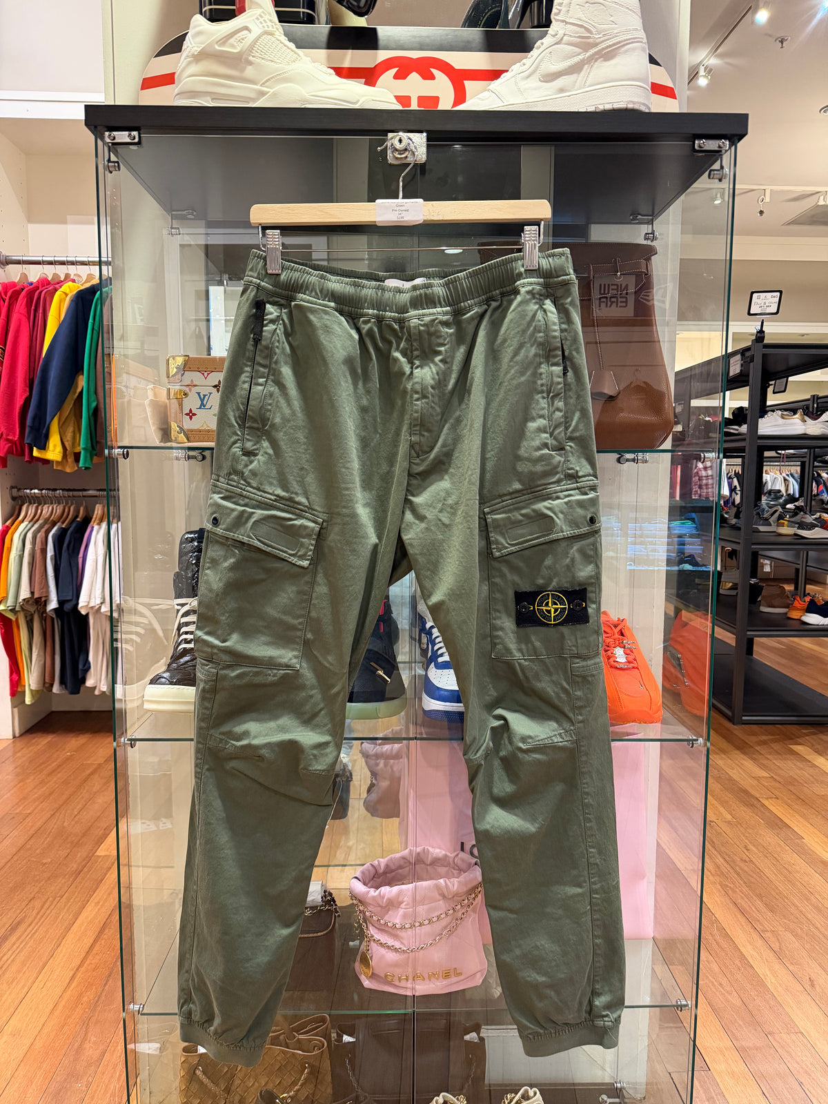 Stone Island Cargo Pants - Green
