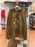 Maison Margiela Mushroom Embroidered Hoodie - Olive