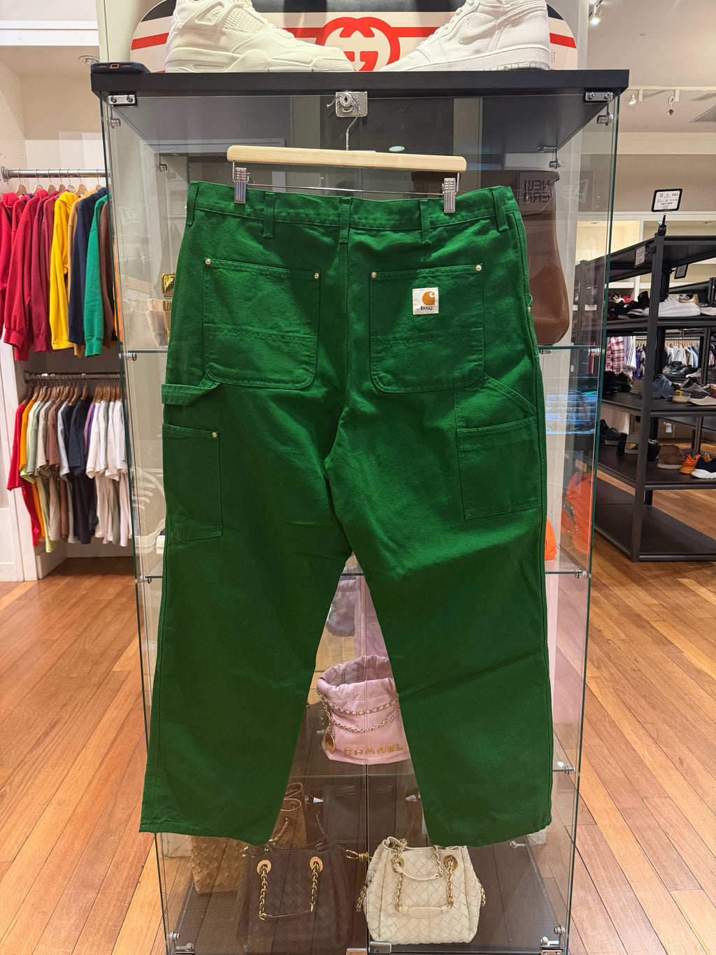 Carharrt WIP × Awake NY Double Knee Carpenter Pants - Green