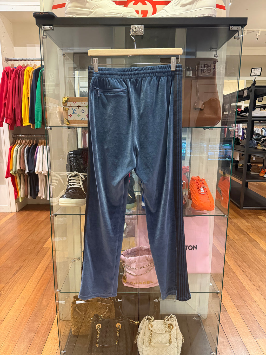 Needles Velour Track Pants - Blue