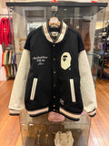 A Bathing Ape Embroidered Varsity Jacket