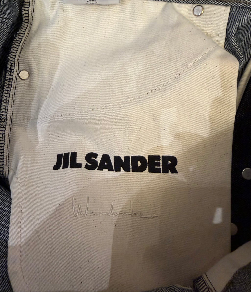 Jill Sander Raw Denim Jeans - Dark Wash