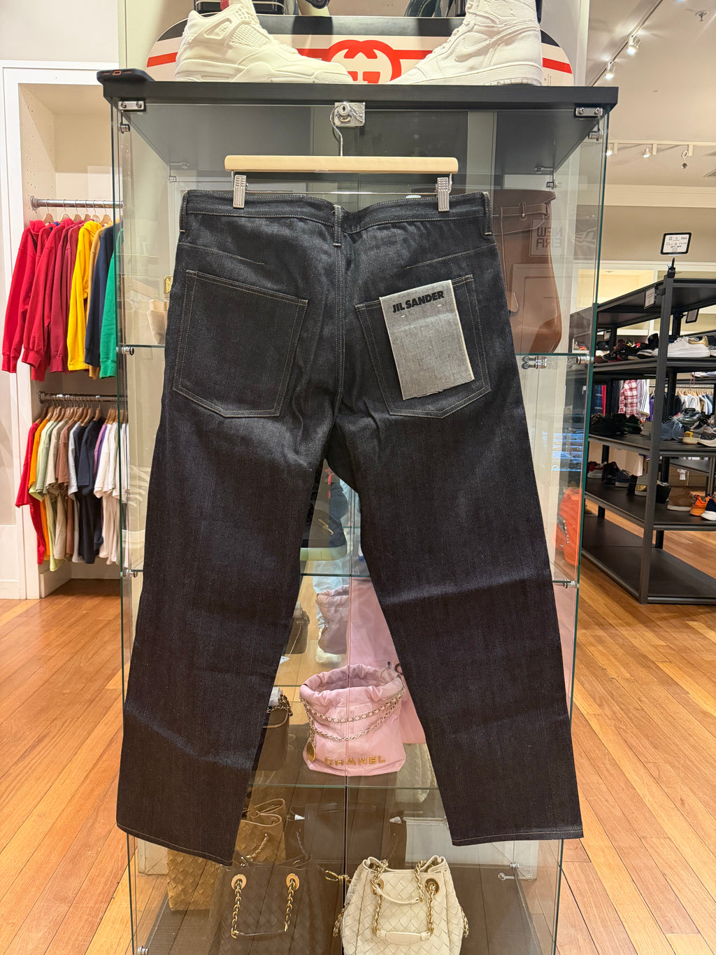 Jill Sander Raw Denim Jeans - Dark Wash