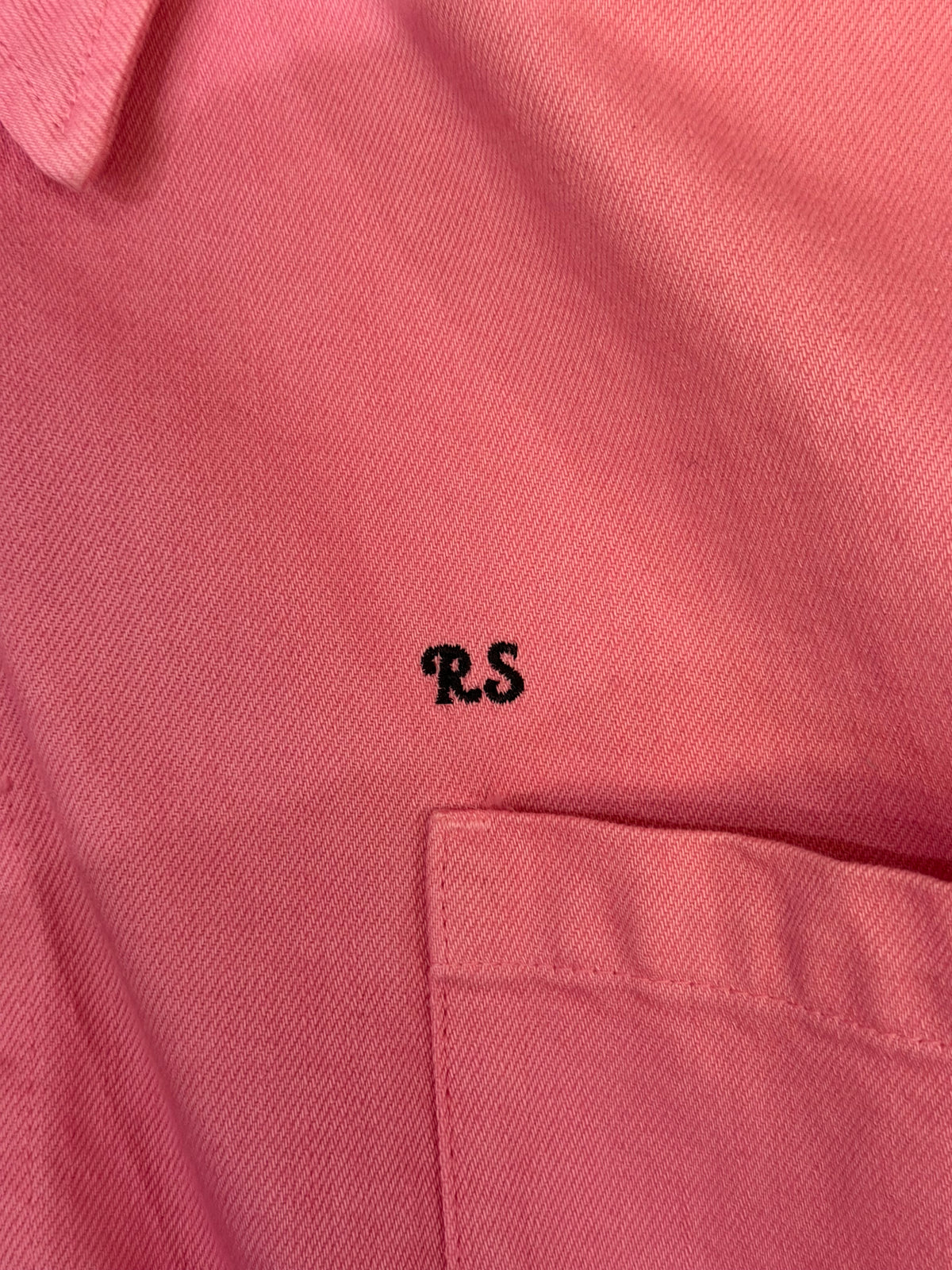 Raf Simons AW21 Big Fit Denim Shirt - Pink