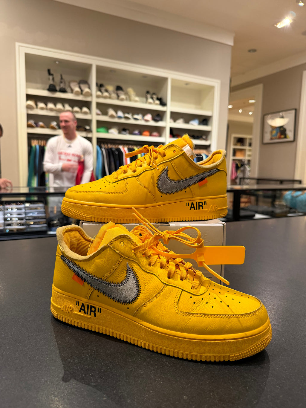 Off-White x Nike Air Force 1 Low “Lemonade/ ICA University Gold”